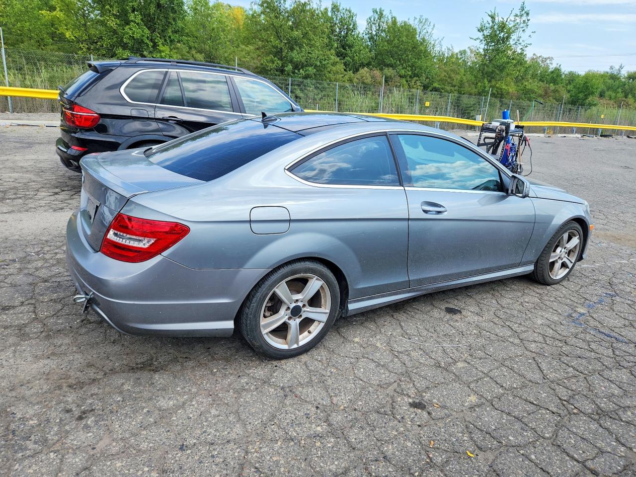 2013 Mercedes-benz C 250 Silver vin: WDDGJ4HB6DF967715