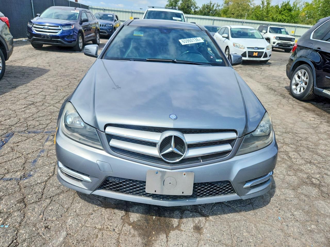 2013 Mercedes-benz C 250 Silver vin: WDDGJ4HB6DF967715