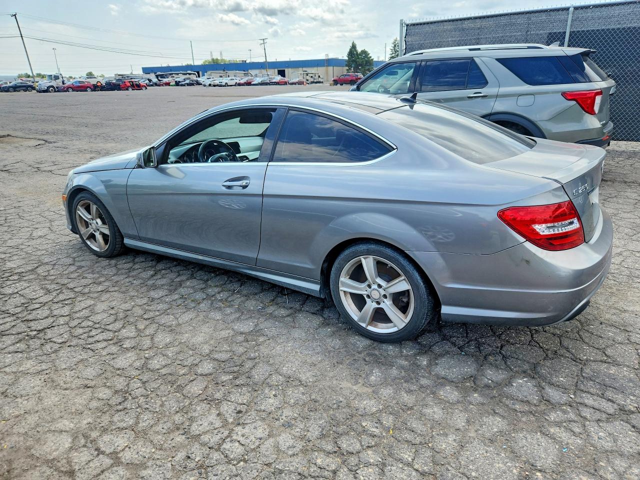 2013 Mercedes-benz C 250 Silver vin: WDDGJ4HB6DF967715