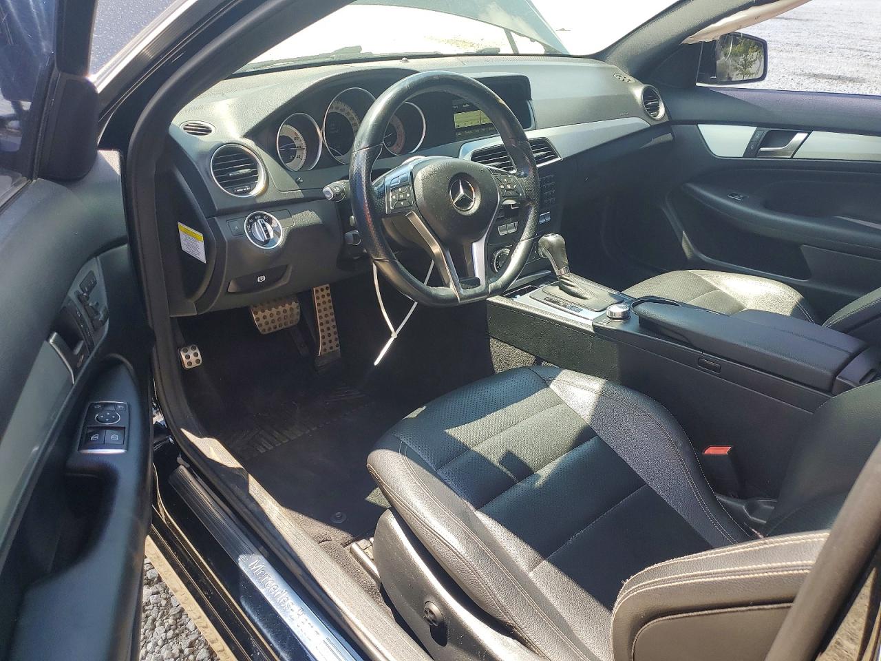 2014 Mercedes-benz C 250 Black vin: WDDGJ4HB6EG292251