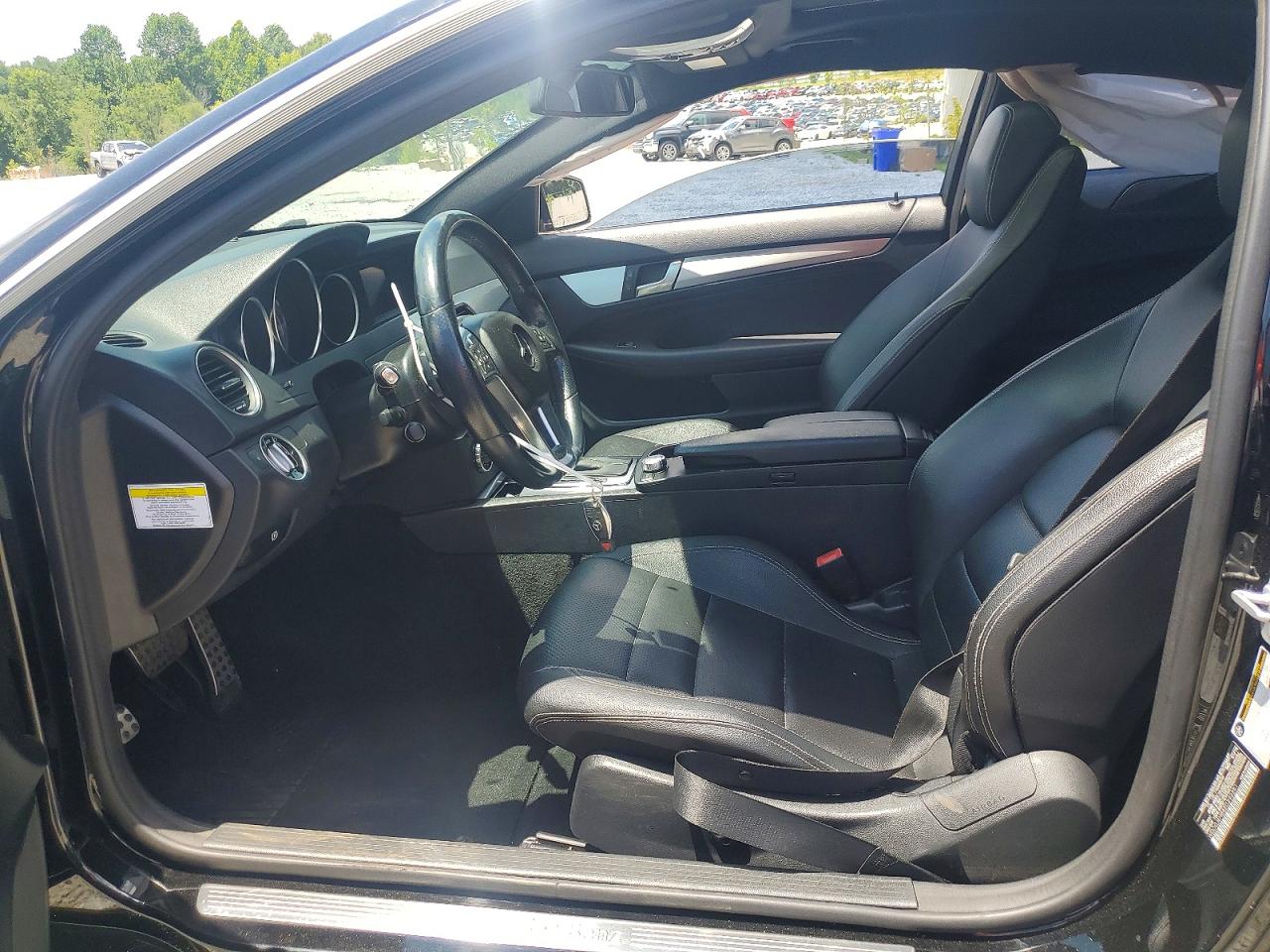 2014 Mercedes-benz C 250 Black vin: WDDGJ4HB6EG292251