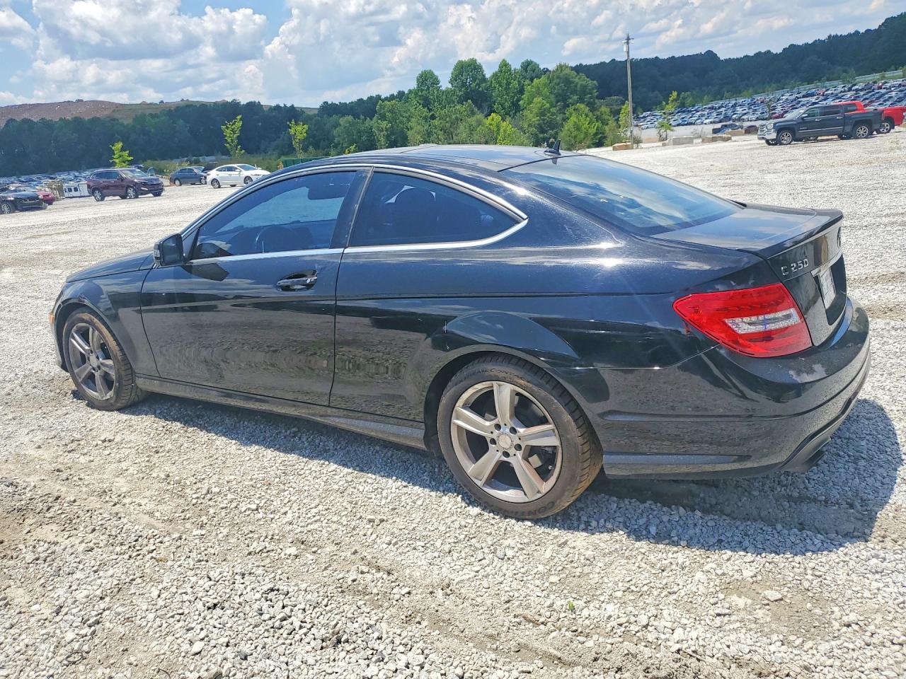 2014 Mercedes-benz C 250 Black vin: WDDGJ4HB6EG292251