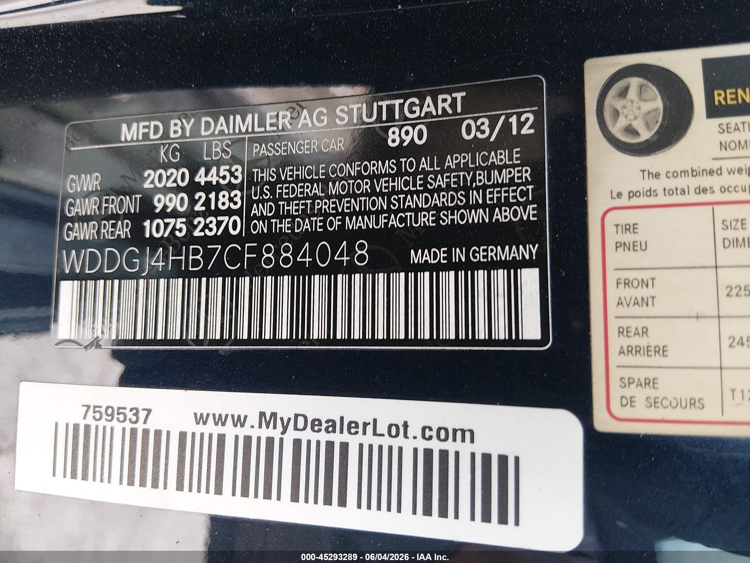 2012 Mercedes-benz C 250   Blue vin: WDDGJ4HB7CF884048