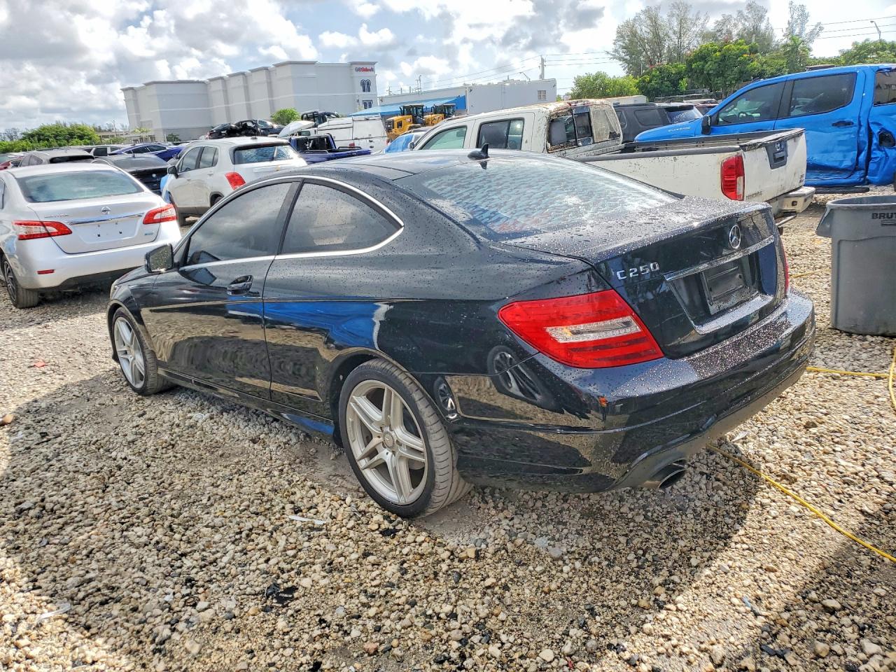 2013 Mercedes-benz C 250 Black vin: WDDGJ4HB7DG031810
