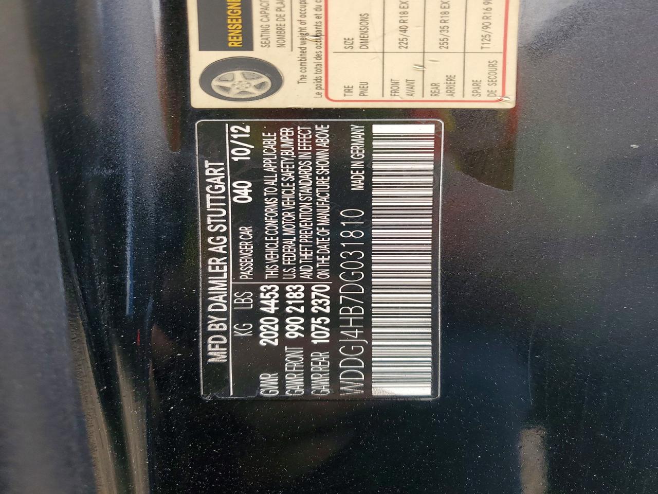 2013 Mercedes-benz C 250 Black vin: WDDGJ4HB7DG031810