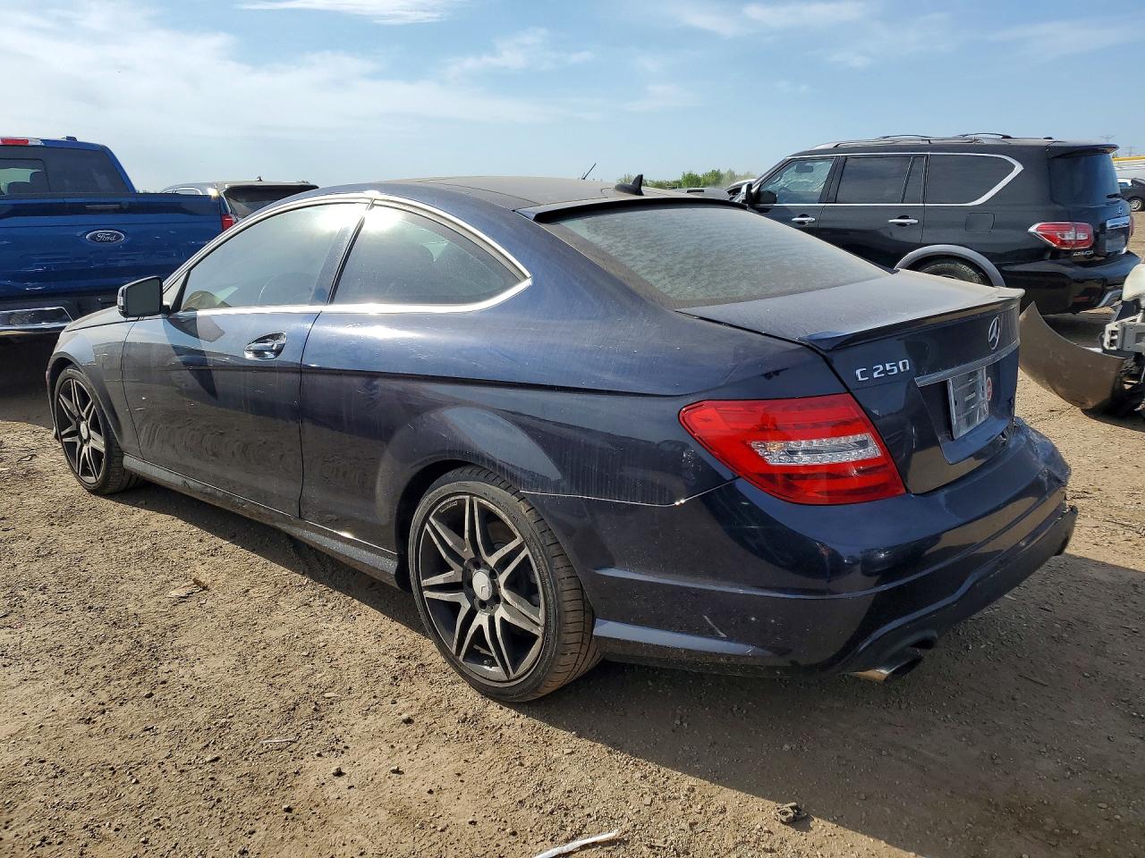 2014 Mercedes-benz C 250 Blue vin: WDDGJ4HB7EG162964