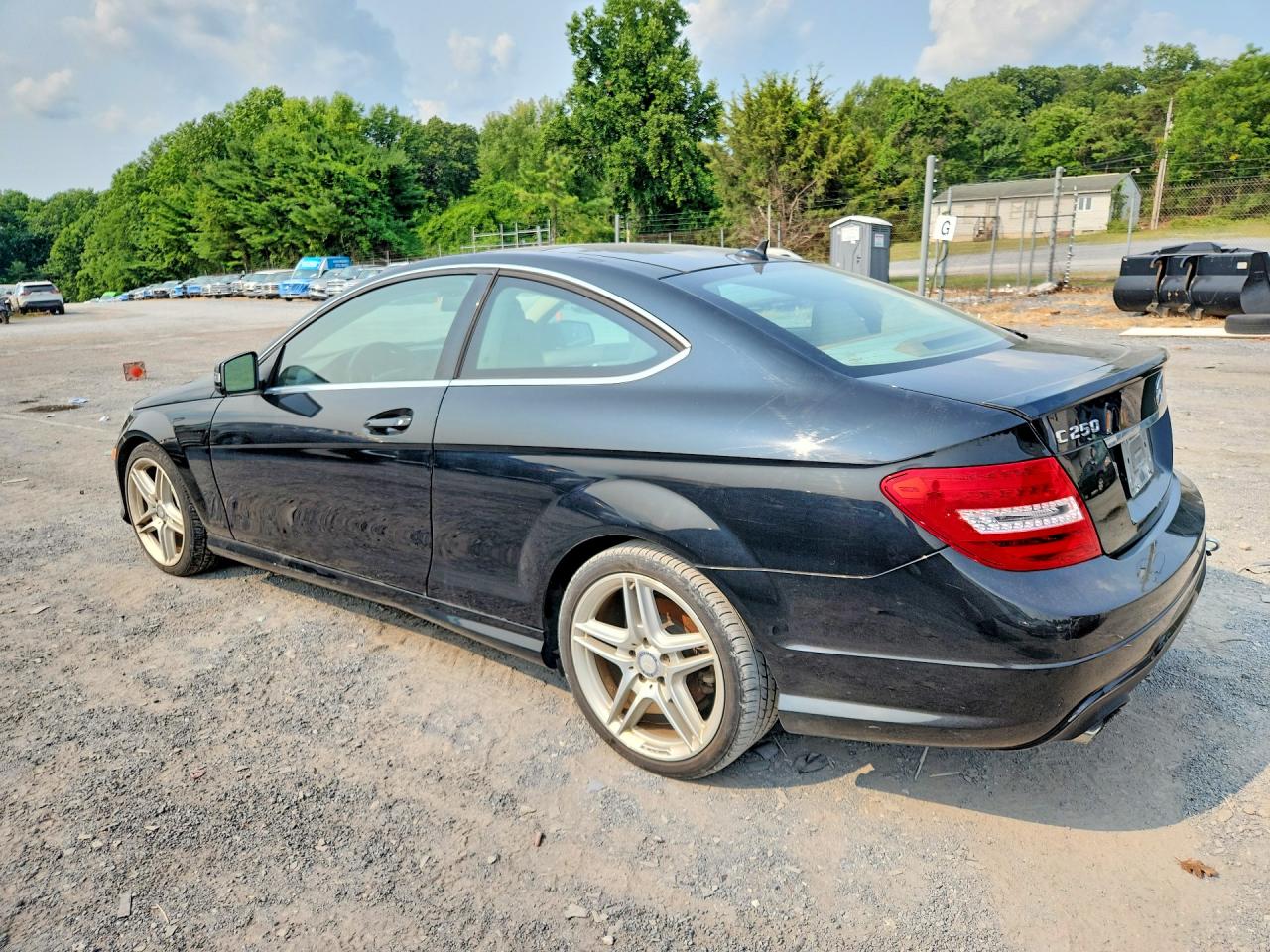2014 Mercedes-benz C 250 Black vin: WDDGJ4HB7EG197343