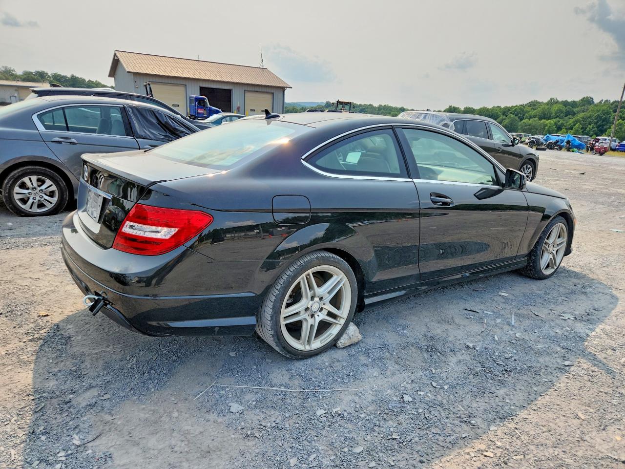 2014 Mercedes-benz C 250 Black vin: WDDGJ4HB7EG197343
