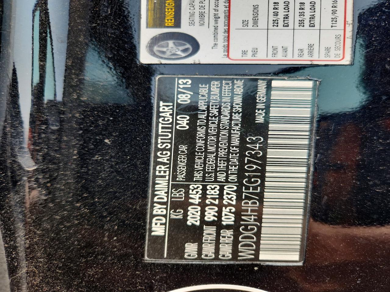 2014 Mercedes-benz C 250 Black vin: WDDGJ4HB7EG197343