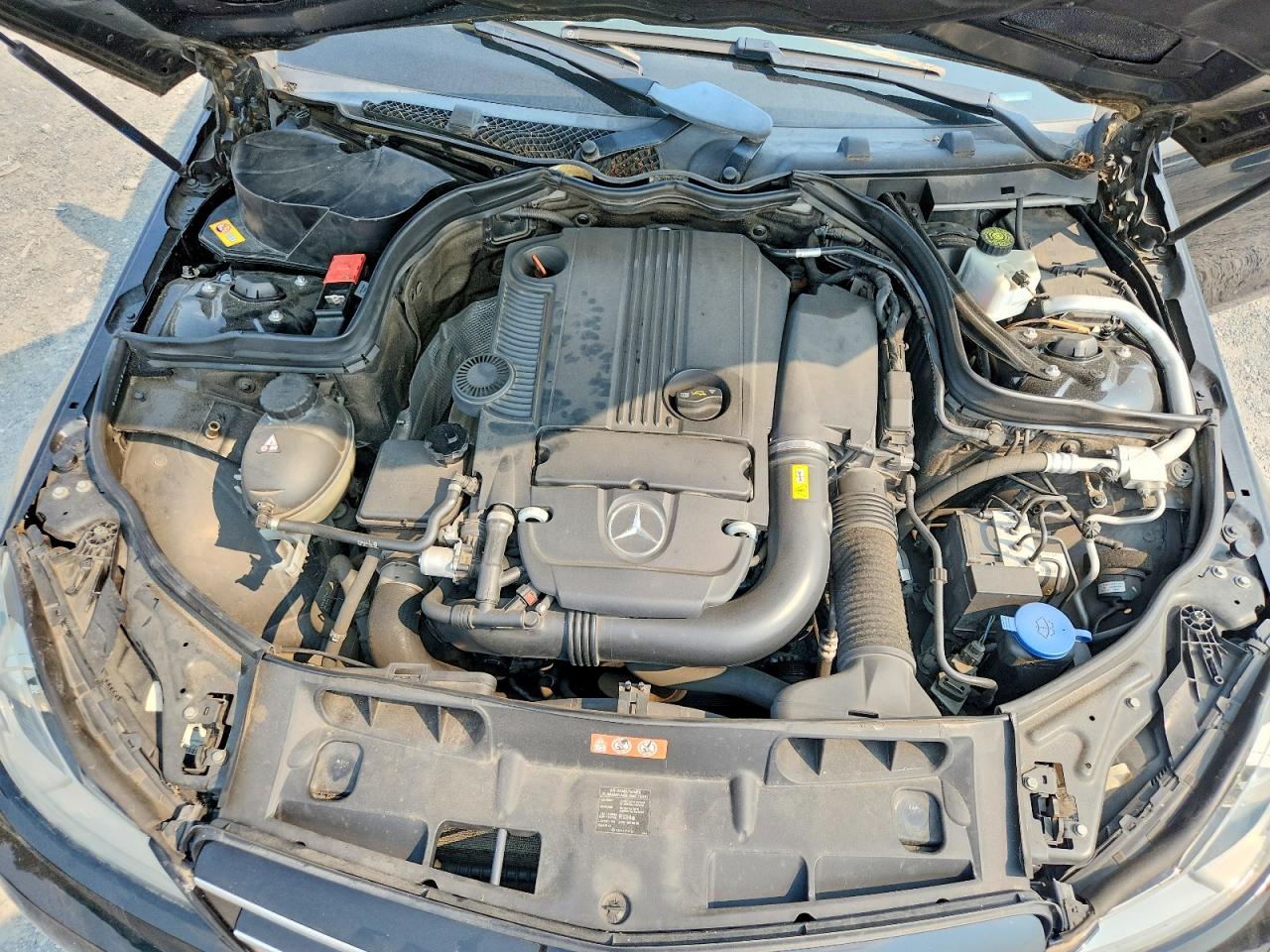 2014 Mercedes-benz C 250 Black vin: WDDGJ4HB7EG197343