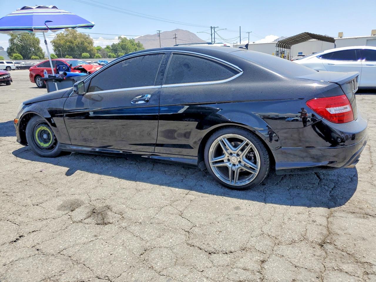 2015 Mercedes-benz C 250 Black vin: WDDGJ4HB7FG385734