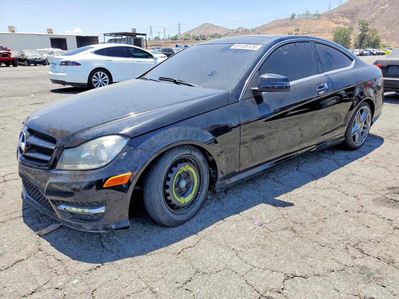 2015 Mercedes-benz C 250 Black vin: WDDGJ4HB7FG385734