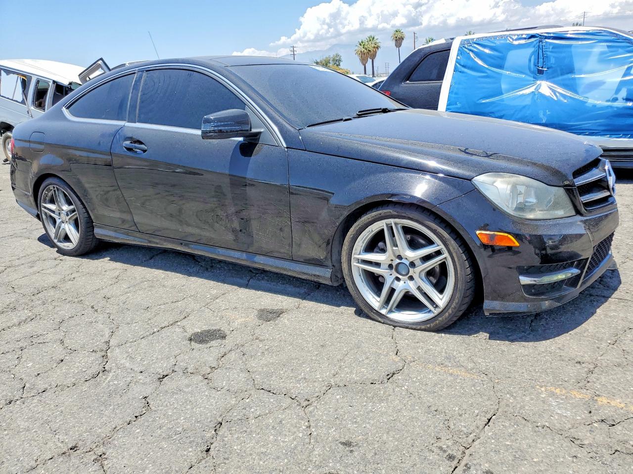 2015 Mercedes-benz C 250 Black vin: WDDGJ4HB7FG385734