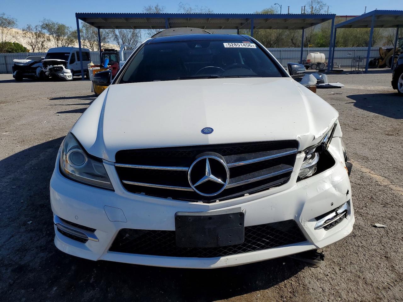 2015 Mercedes-benz C 250 White vin: WDDGJ4HB7FG389458