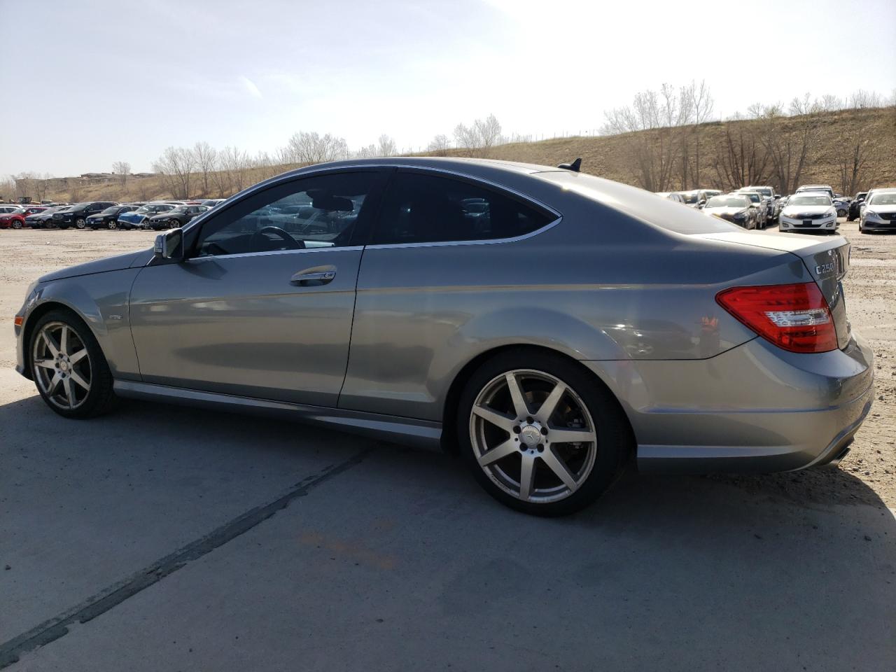 2012 Mercedes-benz C 250 Gray vin: WDDGJ4HB8CF824263