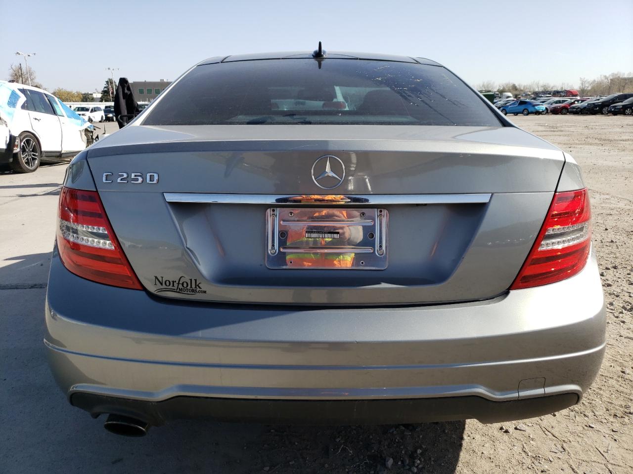 2012 Mercedes-benz C 250 Gray vin: WDDGJ4HB8CF824263