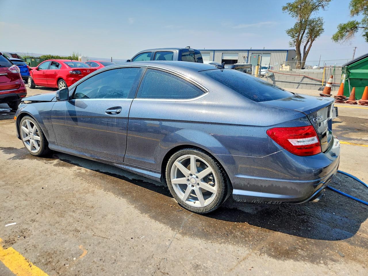 2013 Mercedes-benz C 250 Gray vin: WDDGJ4HB8DG068722