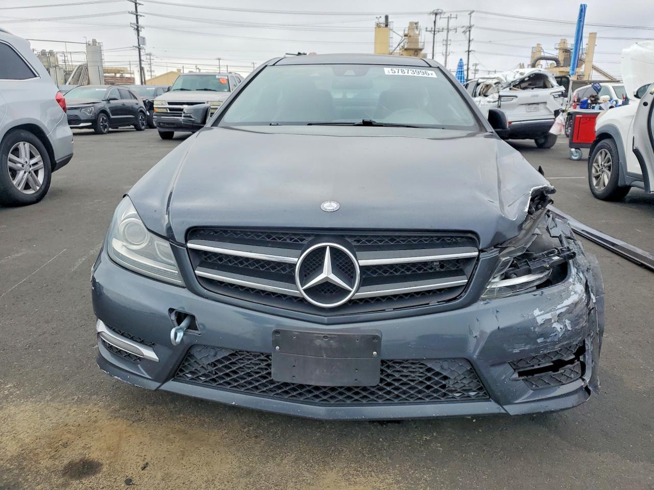 2014 Mercedes-benz C 250 Gray vin: WDDGJ4HB8EG288850