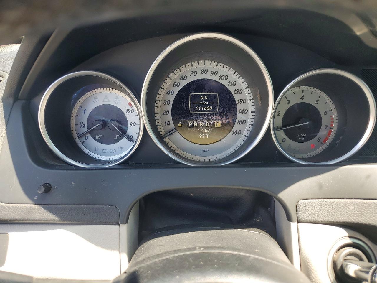 2012 Mercedes-benz C 250 Charcoal vin: WDDGJ4HB9CF932455