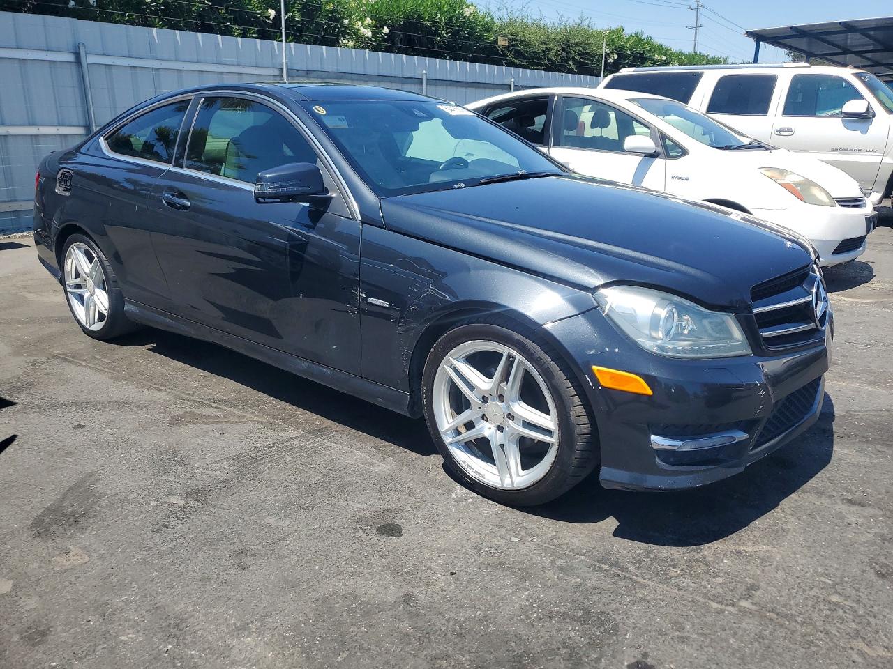 2012 Mercedes-benz C 250 Charcoal vin: WDDGJ4HB9CF932455