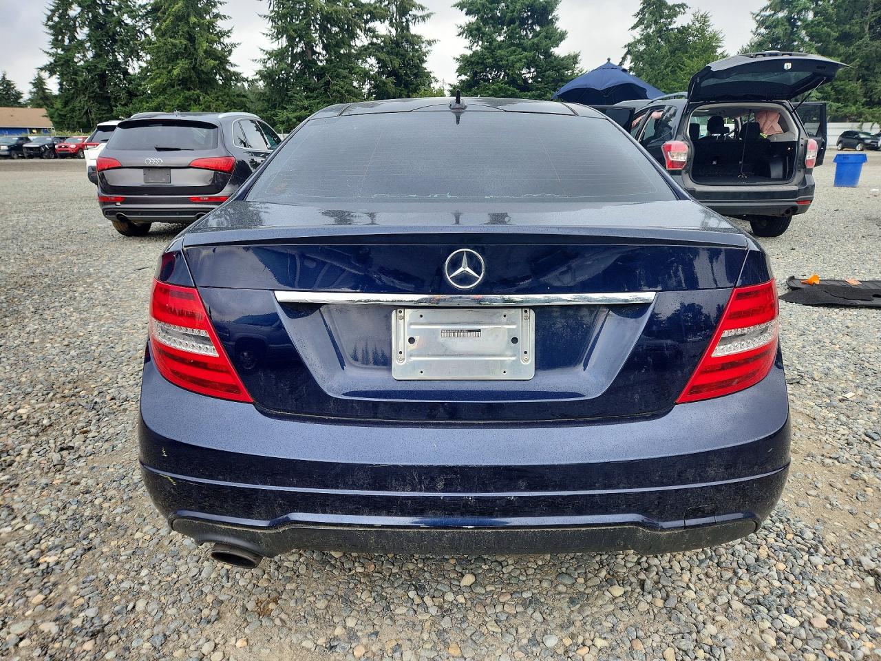 2013 Mercedes-benz C 250 Blue vin: WDDGJ4HB9DF945482