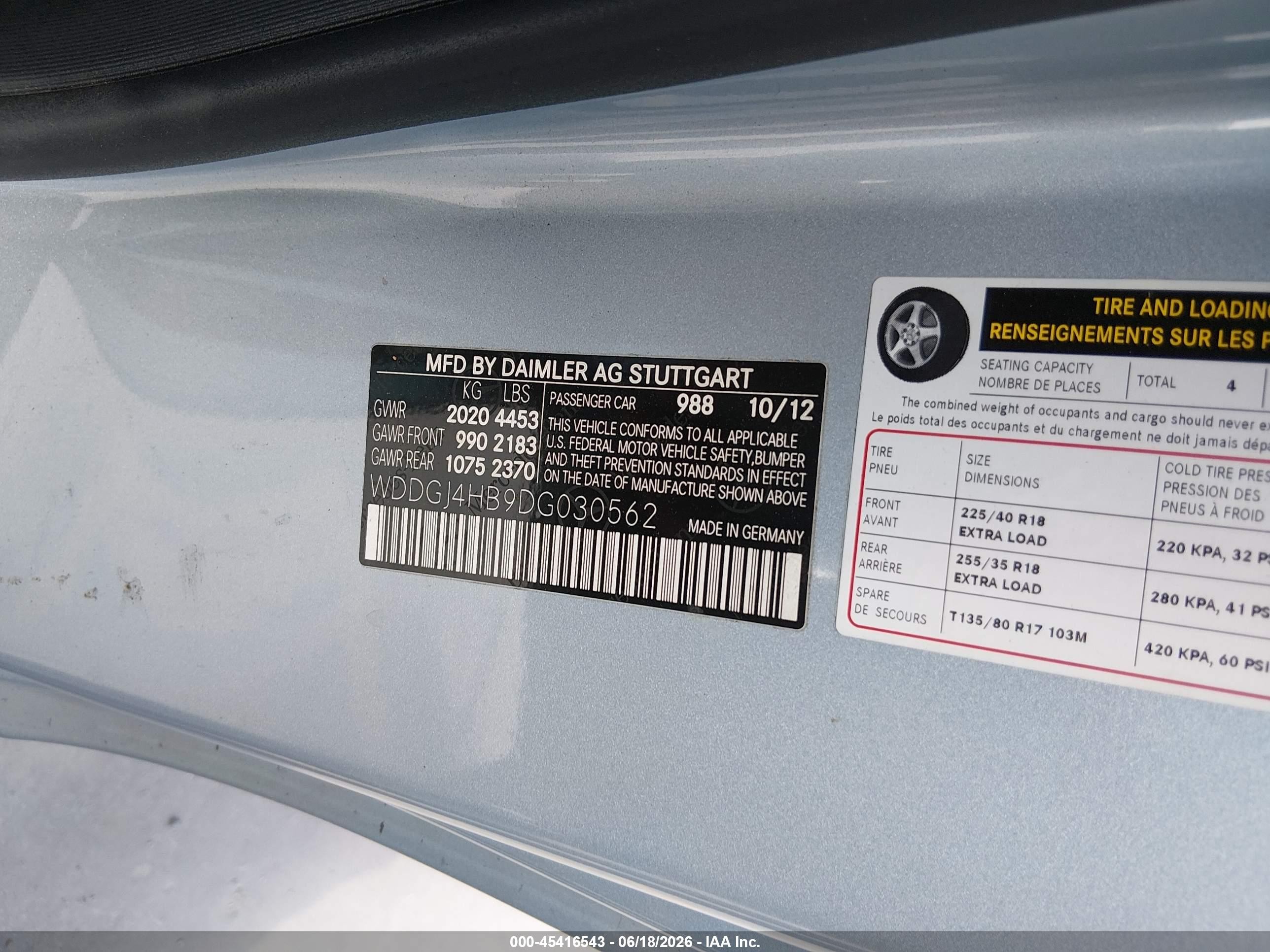 2013 Mercedes-benz C 250   Blue vin: WDDGJ4HB9DG030562