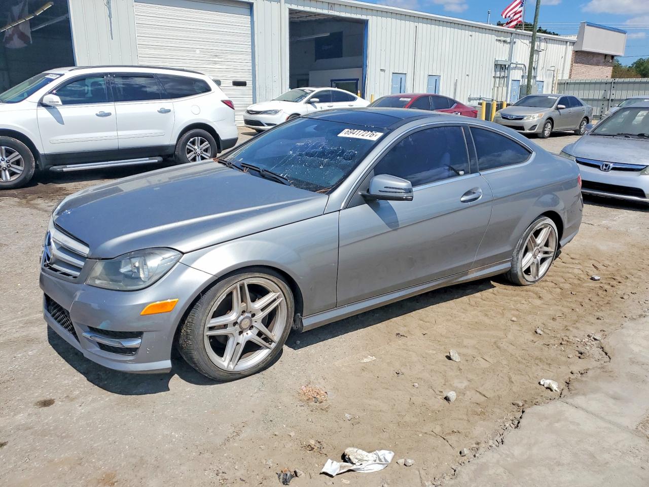 2013 Mercedes-benz C 250 Gray vin: WDDGJ4HB9DG060046