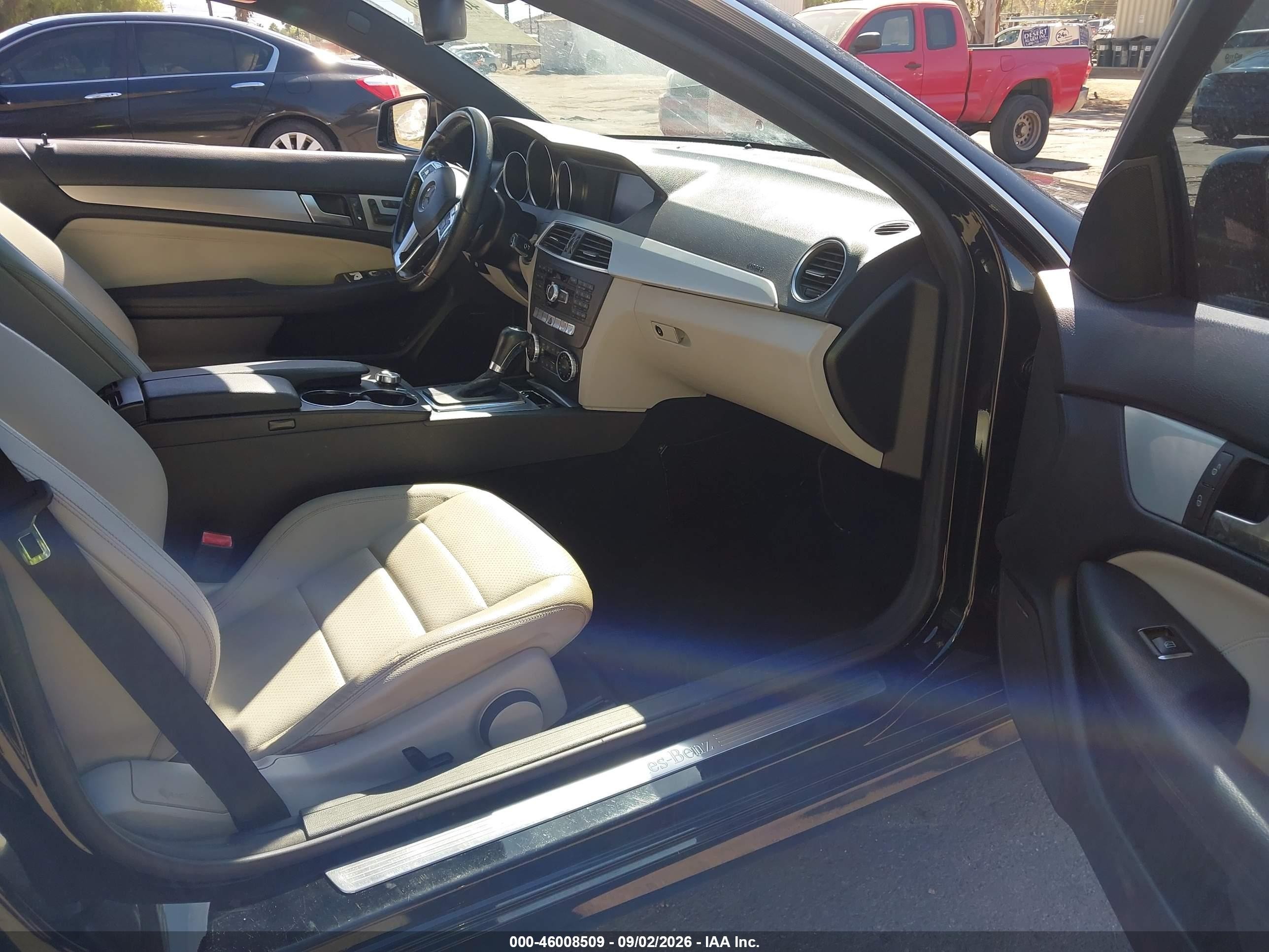 2015 Mercedes-benz C 250 Black vin: WDDGJ4HB9FG356753