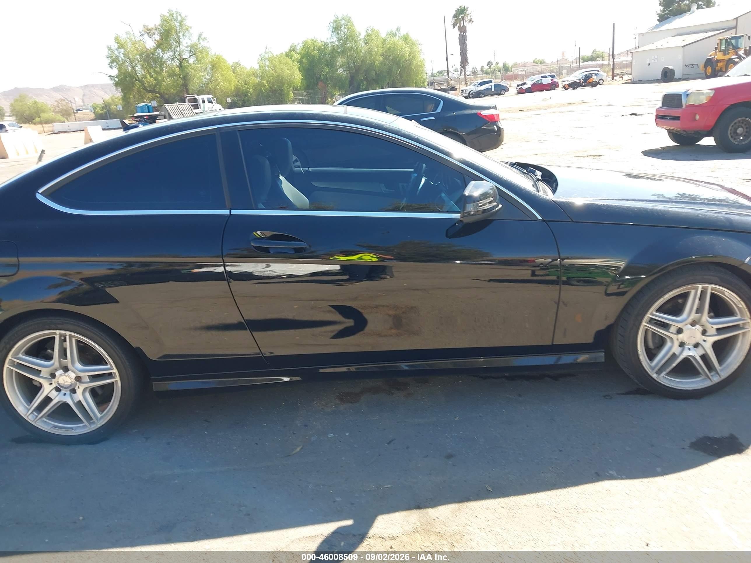 2015 Mercedes-benz C 250 Black vin: WDDGJ4HB9FG356753