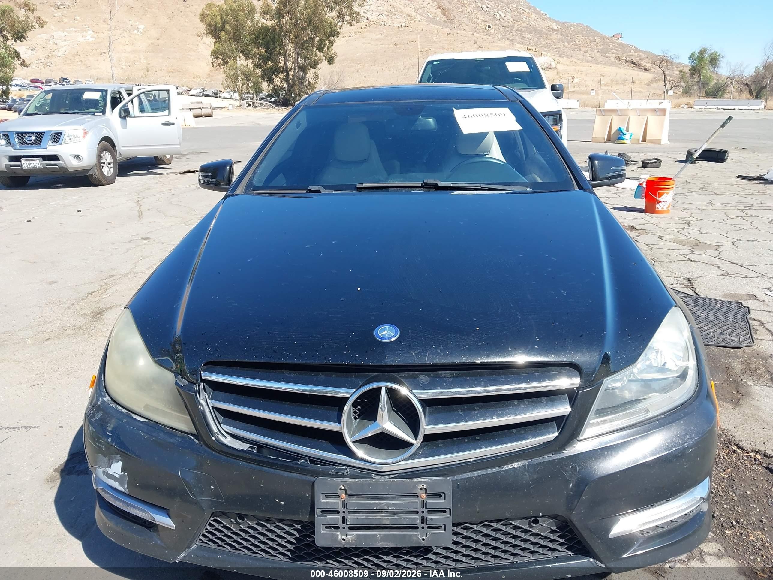 2015 Mercedes-benz C 250 Black vin: WDDGJ4HB9FG356753