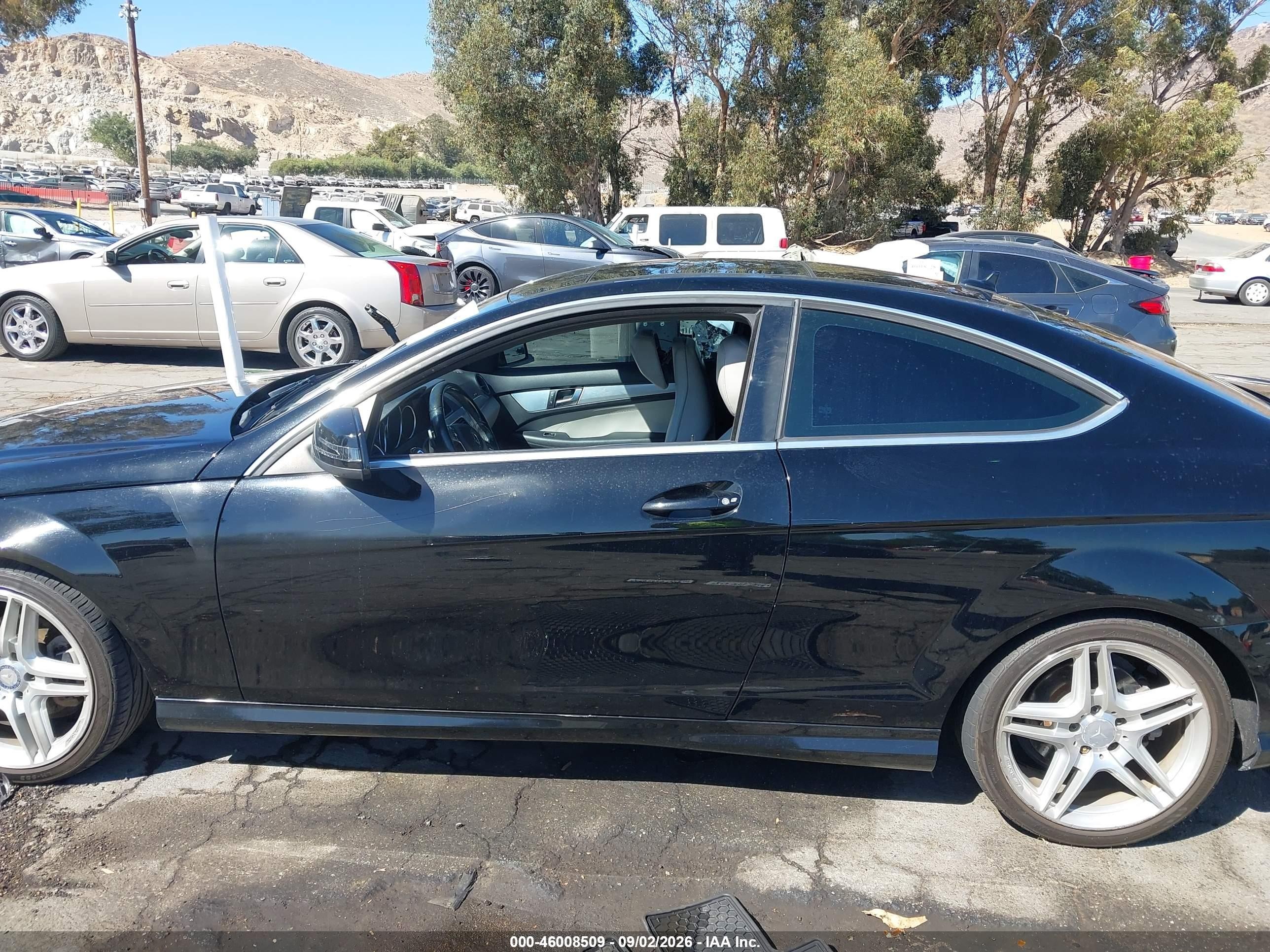 2015 Mercedes-benz C 250 Black vin: WDDGJ4HB9FG356753