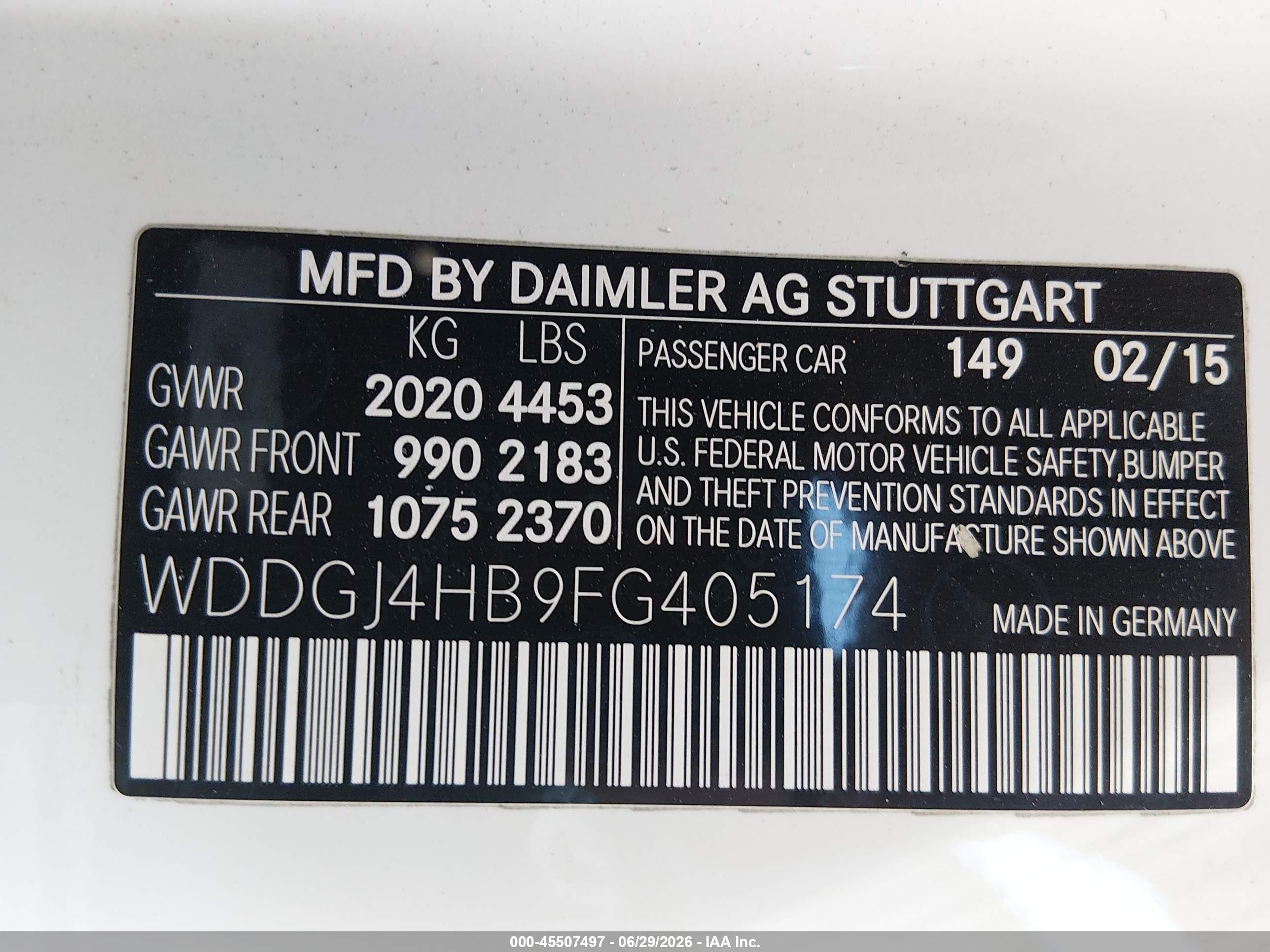 2015 Mercedes-benz C 250   White vin: WDDGJ4HB9FG405174