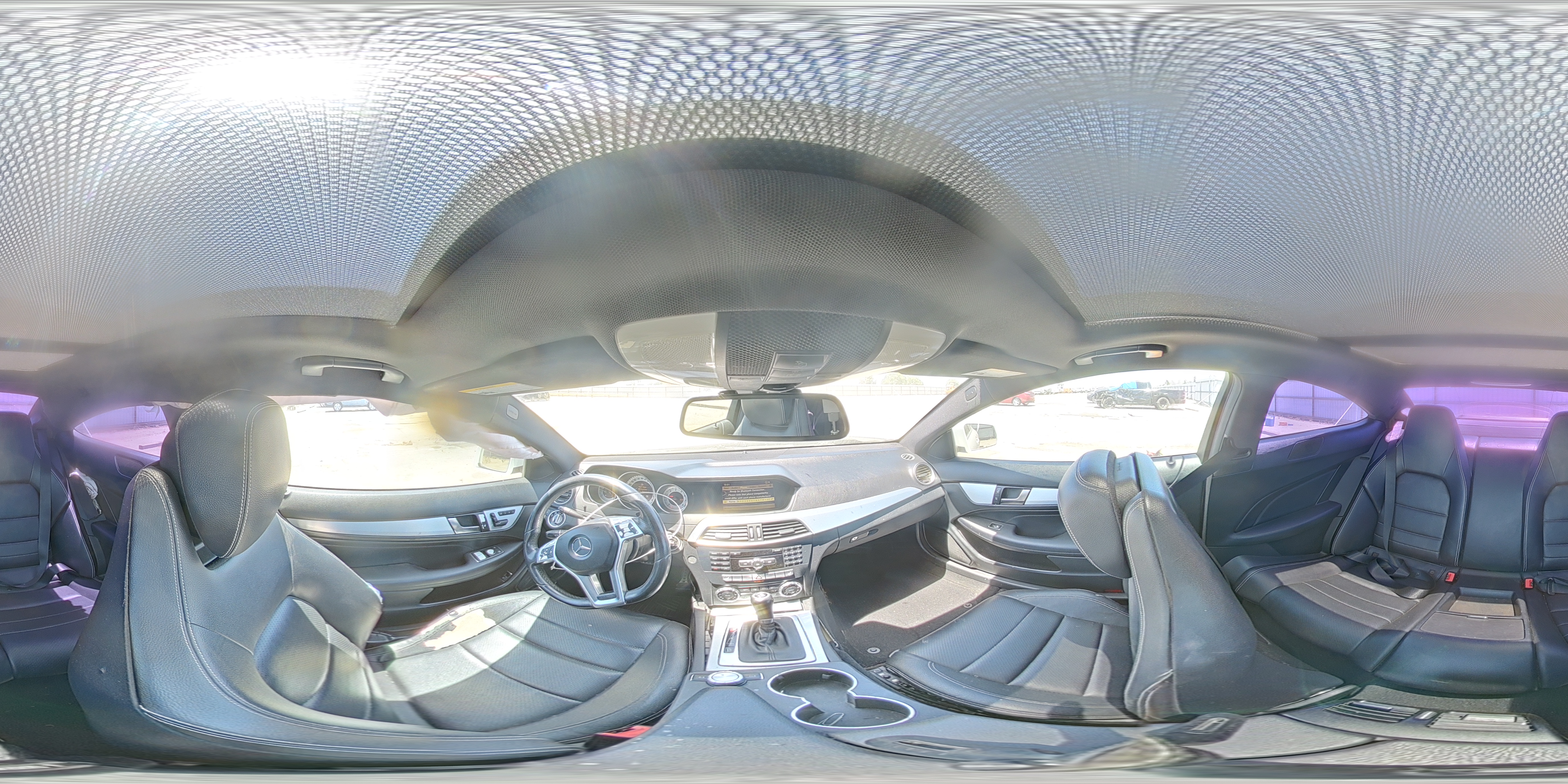 2012 Mercedes-benz C 250 White vin: WDDGJ4HBXCF920881