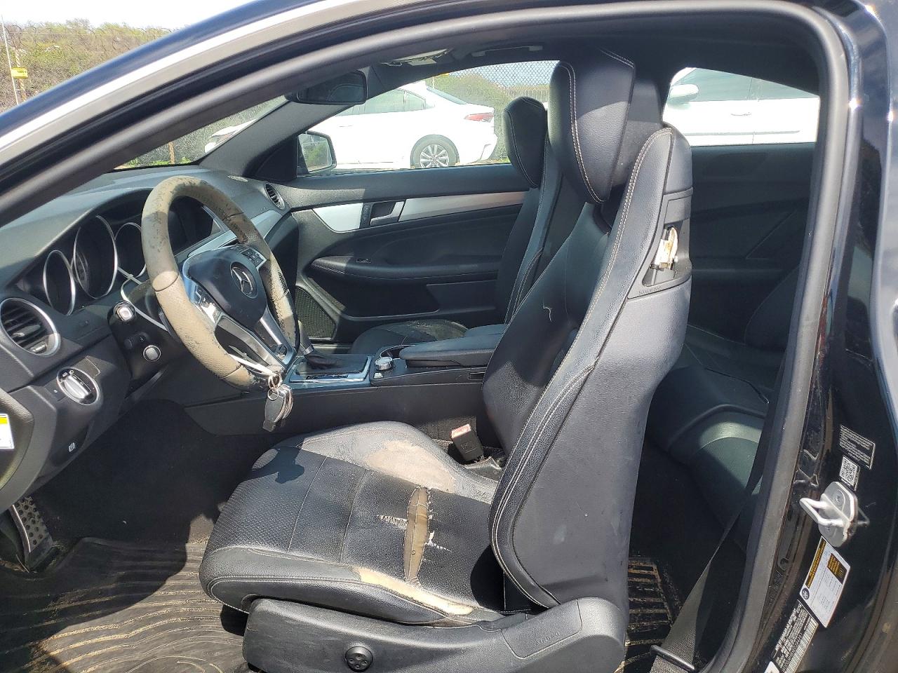 2014 Mercedes-benz C 250 Black vin: WDDGJ4HBXEG284251