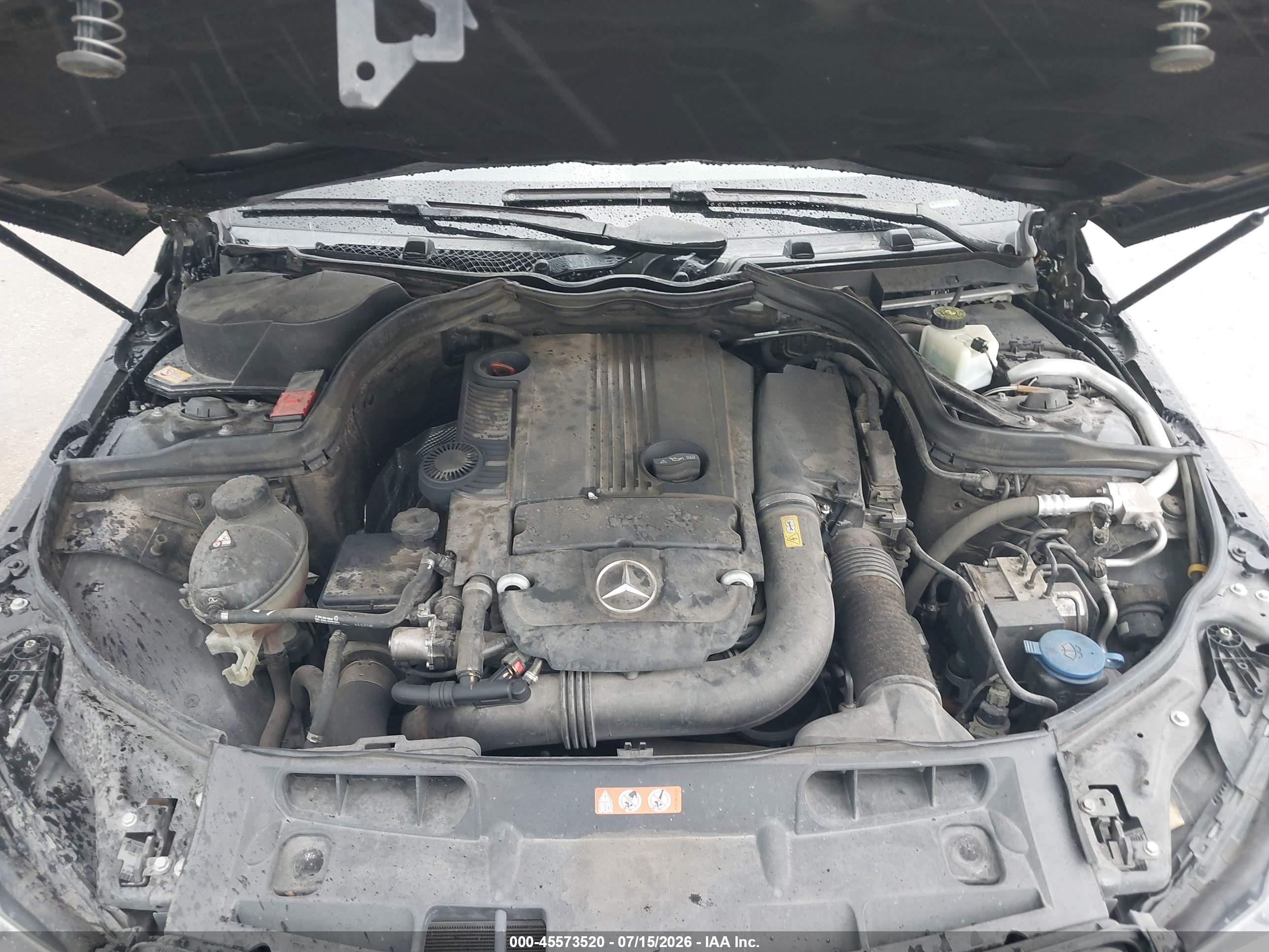 2015 Mercedes-benz C 250   Black vin: WDDGJ4HBXFG417821