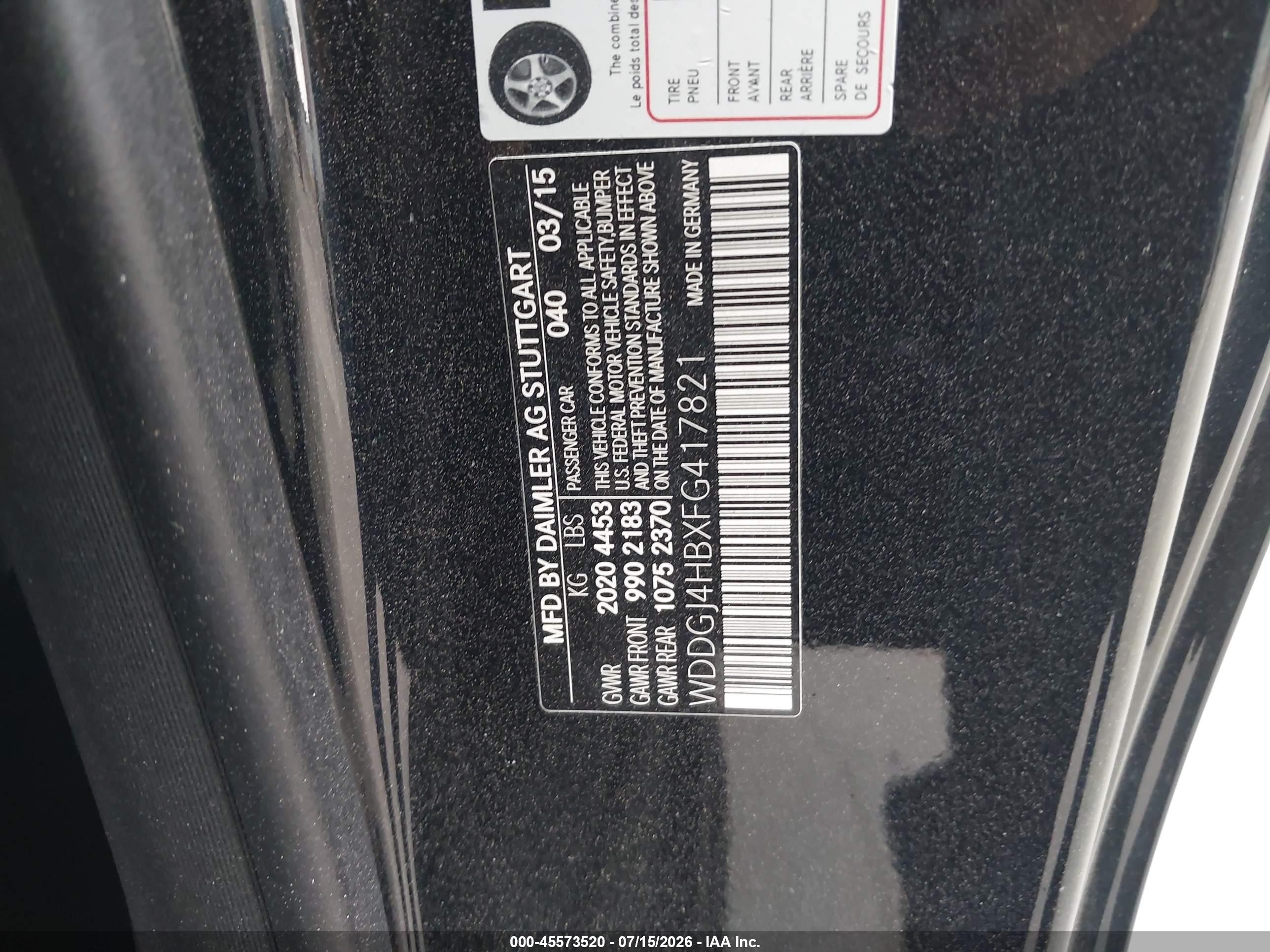2015 Mercedes-benz C 250   Black vin: WDDGJ4HBXFG417821