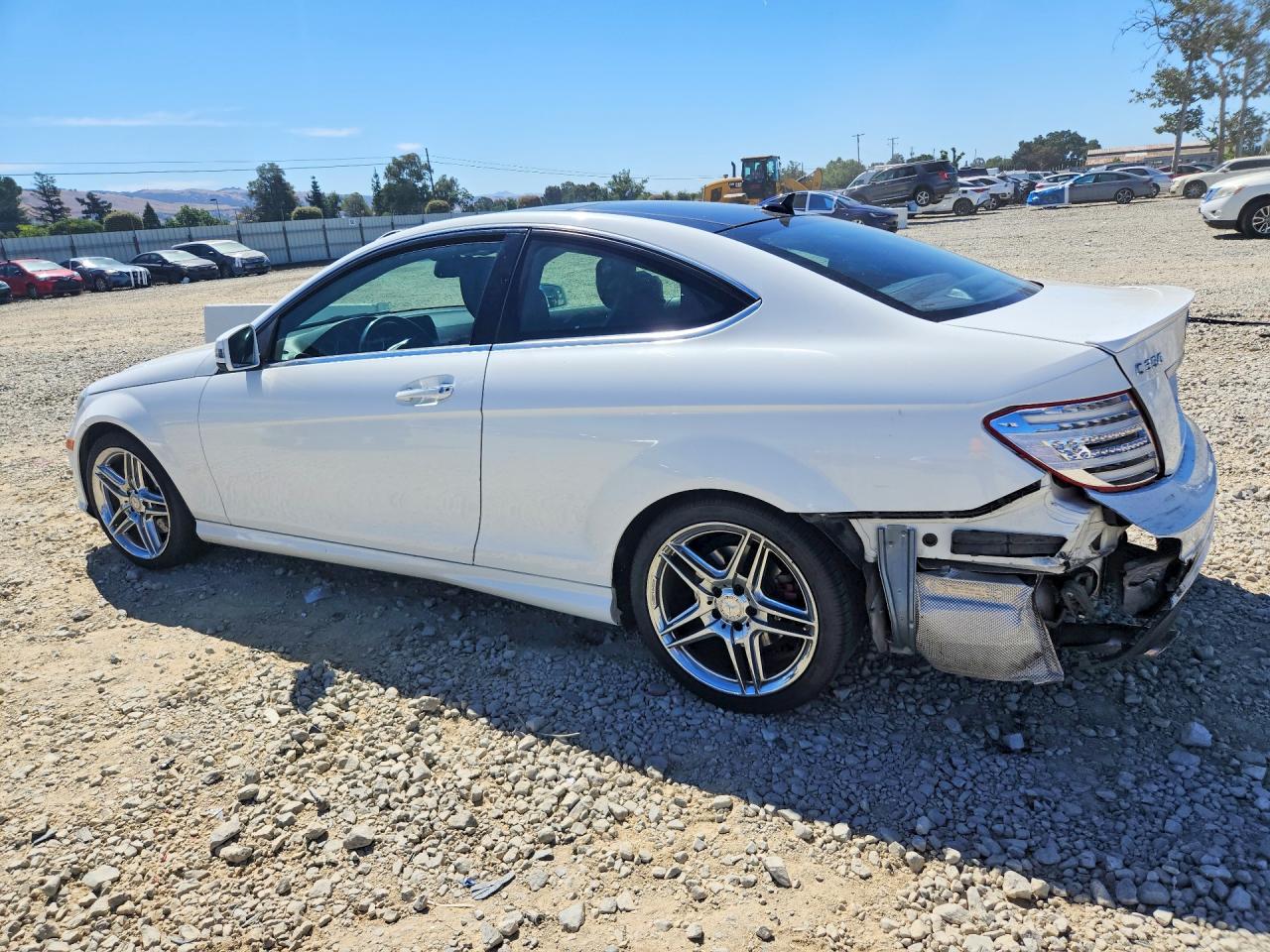 2015 Mercedes-benz C 350 White vin: WDDGJ5HB0FG374886