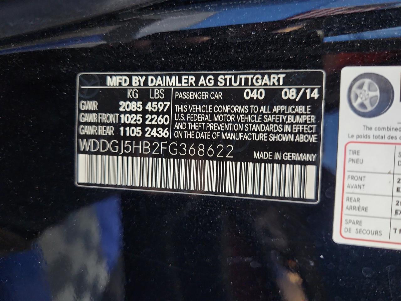 2015 Mercedes-benz C 350 Black vin: WDDGJ5HB2FG368622