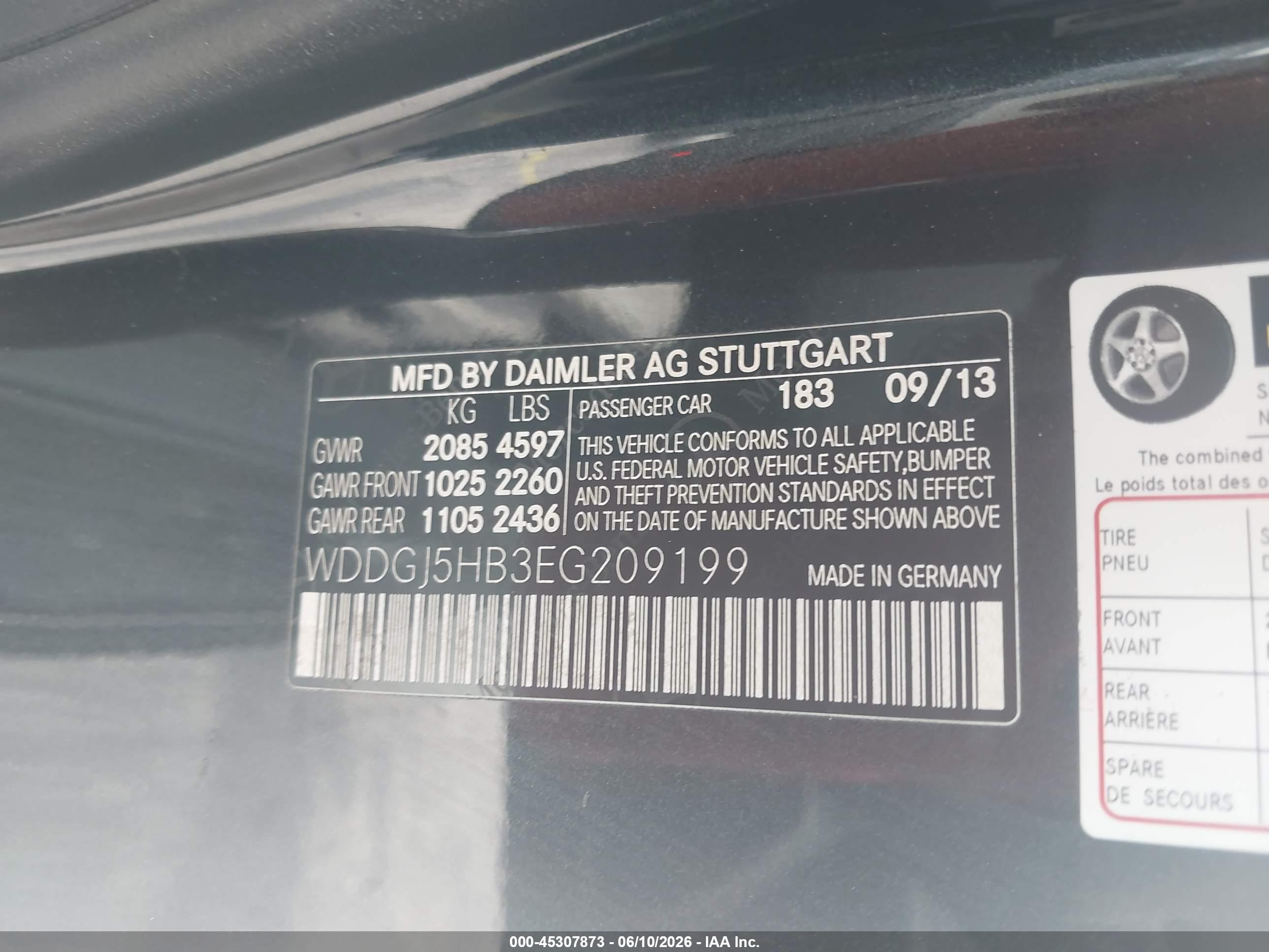 2014 Mercedes-benz C 350 Sport Gray vin: WDDGJ5HB3EG209199