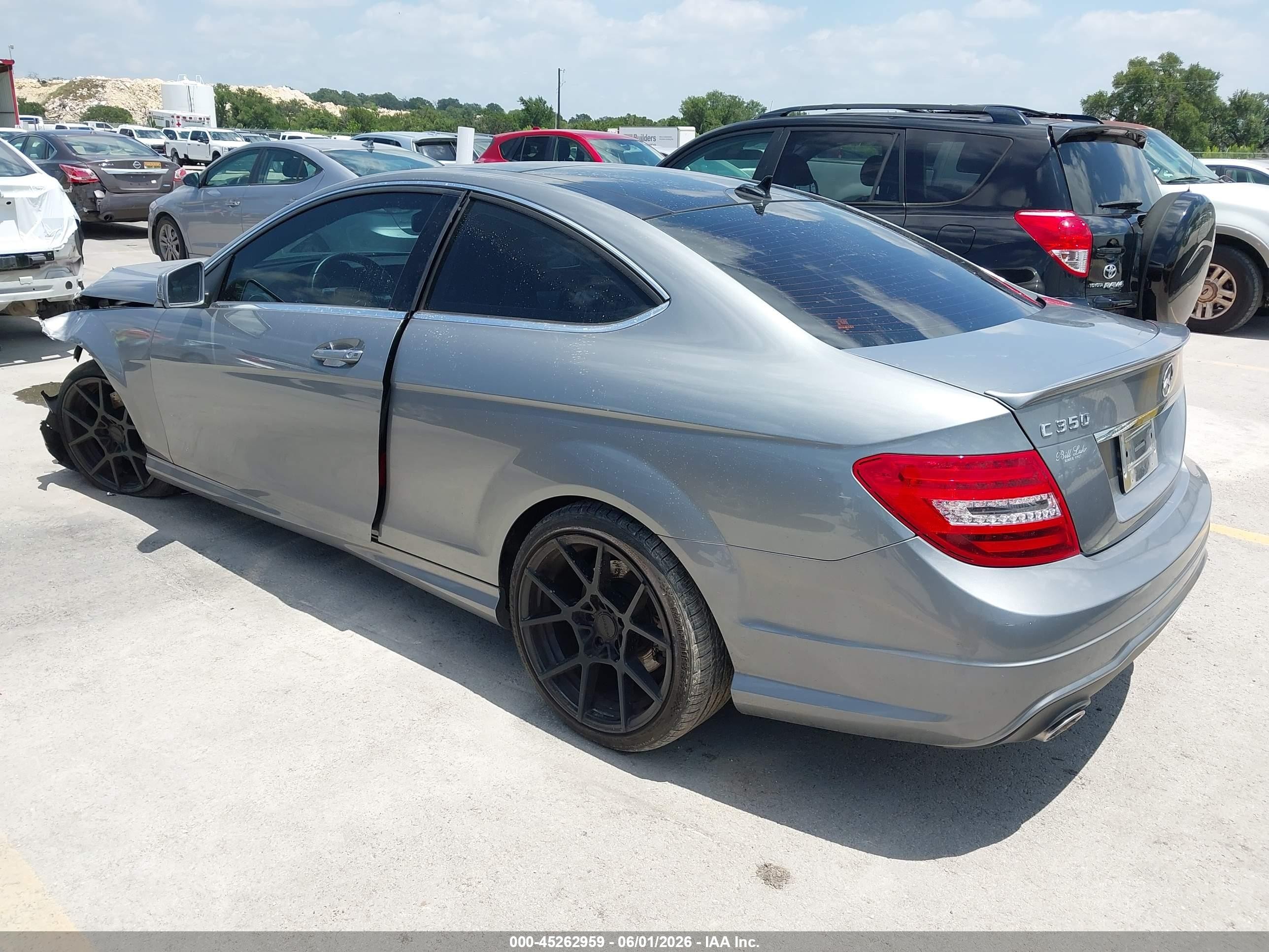 2014 Mercedes-benz C 350 Sport Gray vin: WDDGJ5HB4EG185060