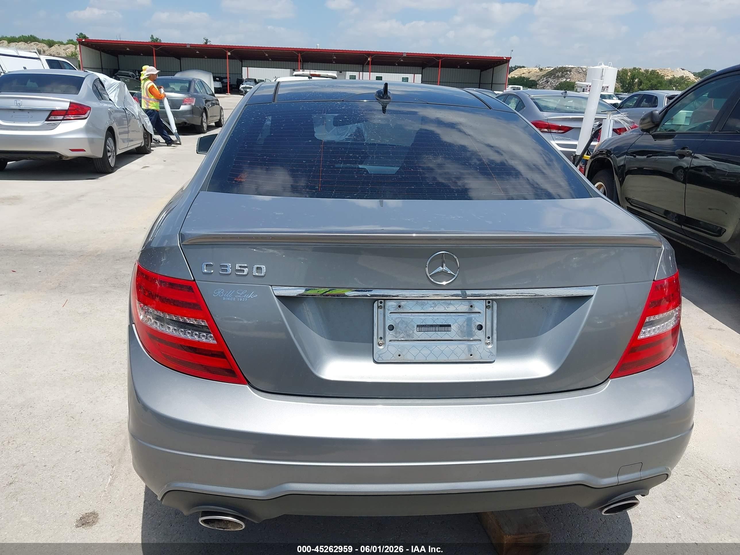 2014 Mercedes-benz C 350 Sport Gray vin: WDDGJ5HB4EG185060