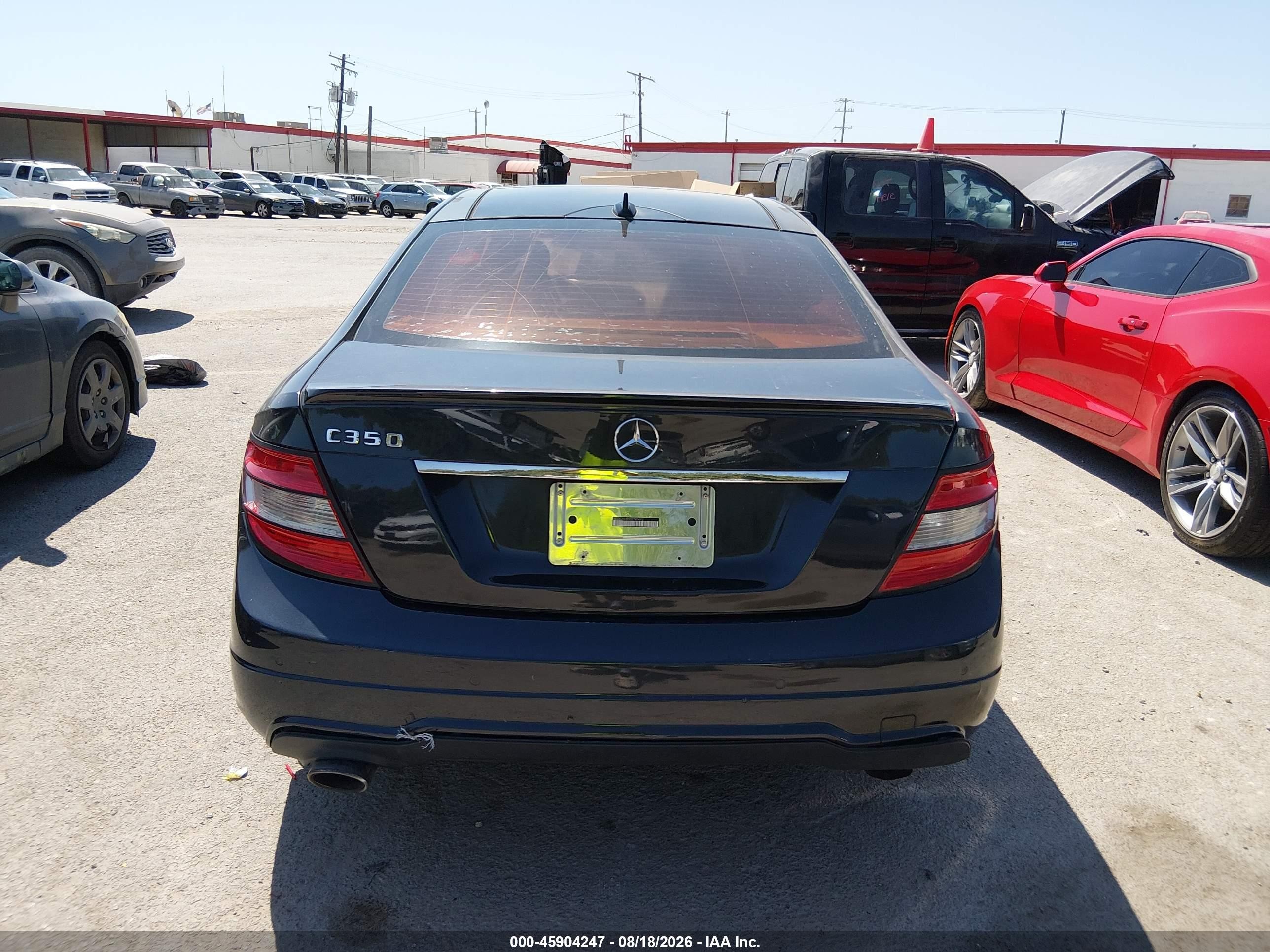 2012 Mercedes-benz C 350 Sport Черный vin: WDDGJ5HB5CF785492