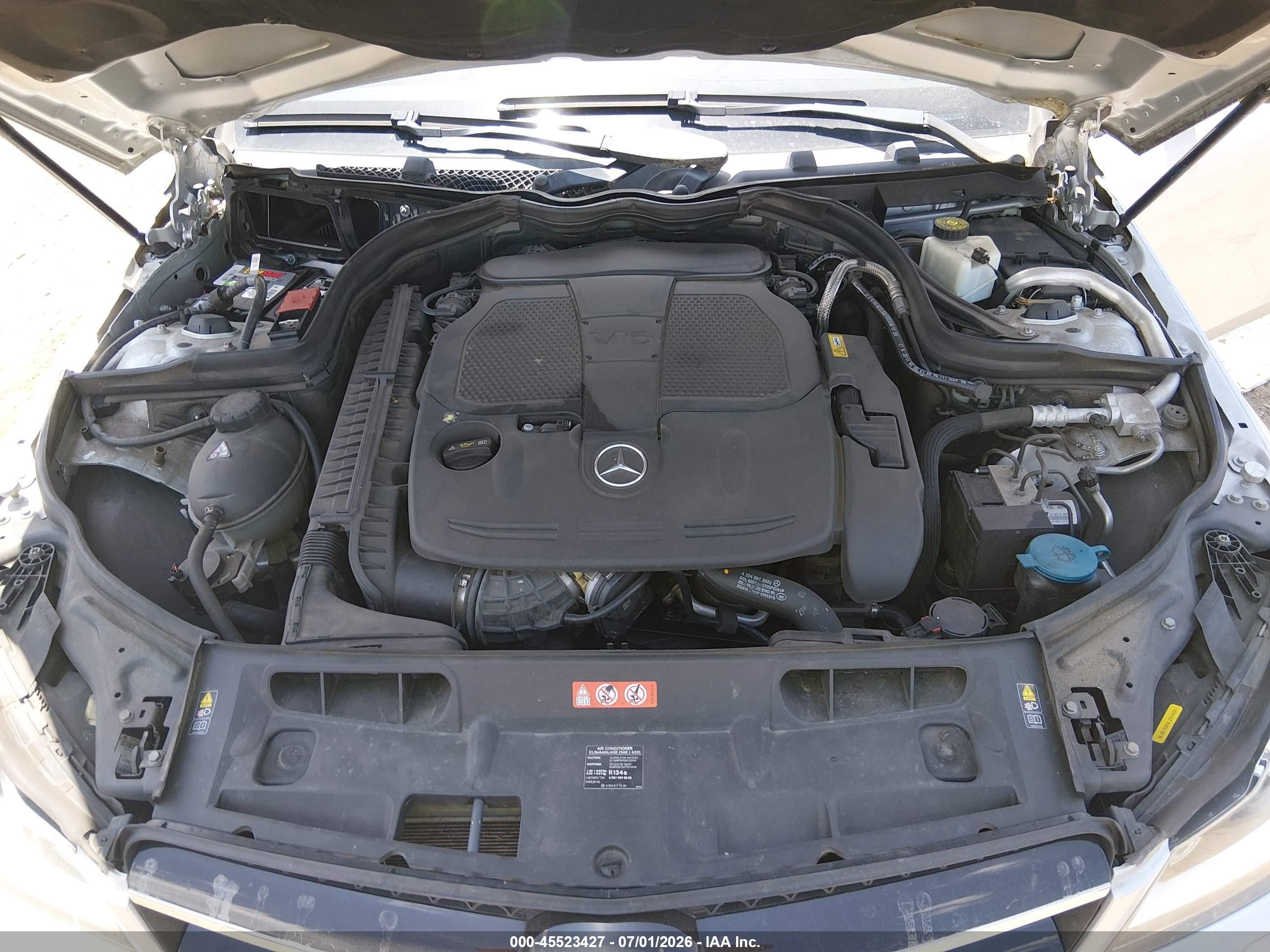 2012 Mercedes-benz C 350 Sport Silver vin: WDDGJ5HB5CF918154