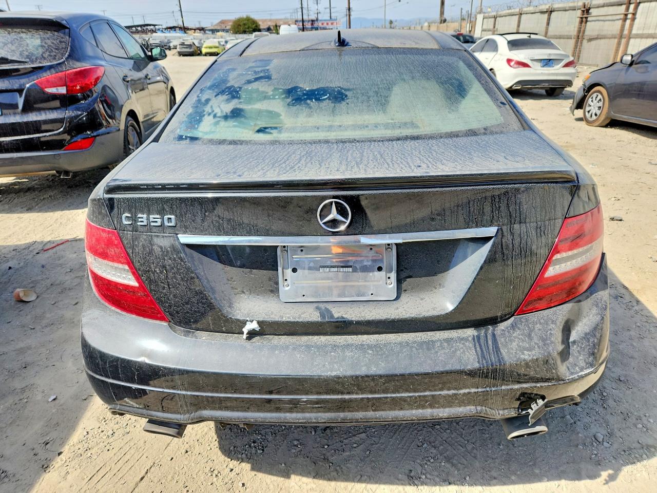 2012 Mercedes-benz C 350 Black vin: WDDGJ5HB5CF936542