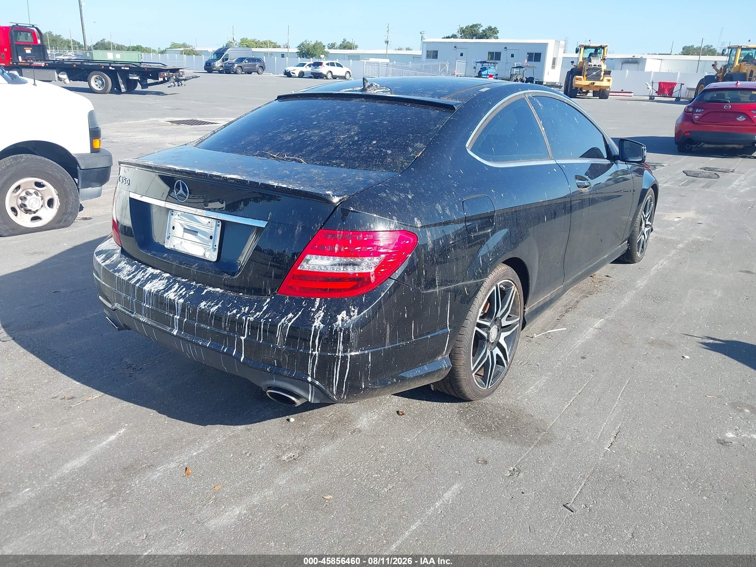 2013 Mercedes-benz C 350 Sport Black vin: WDDGJ5HB6DF942805