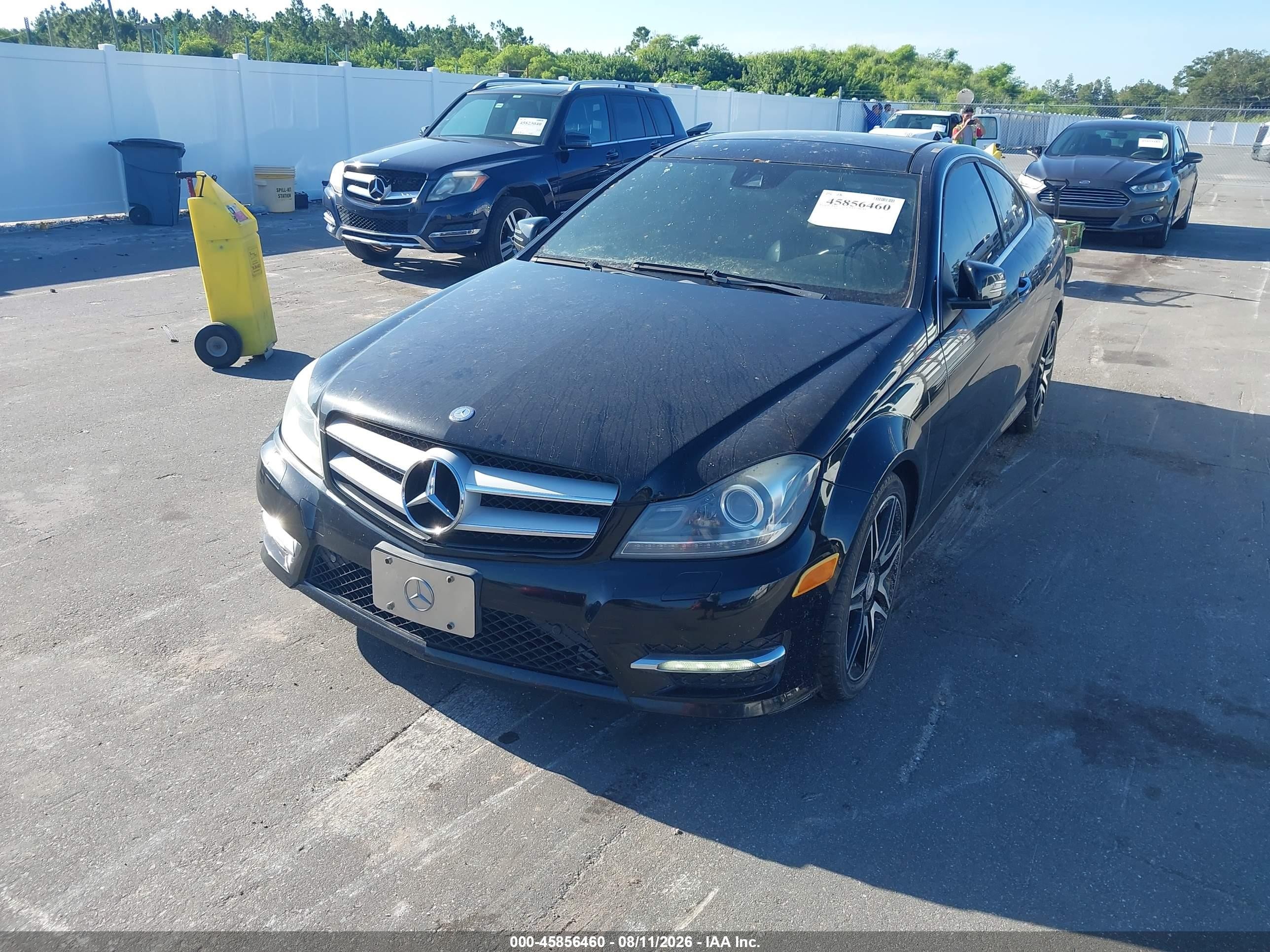 2013 Mercedes-benz C 350 Sport Black vin: WDDGJ5HB6DF942805