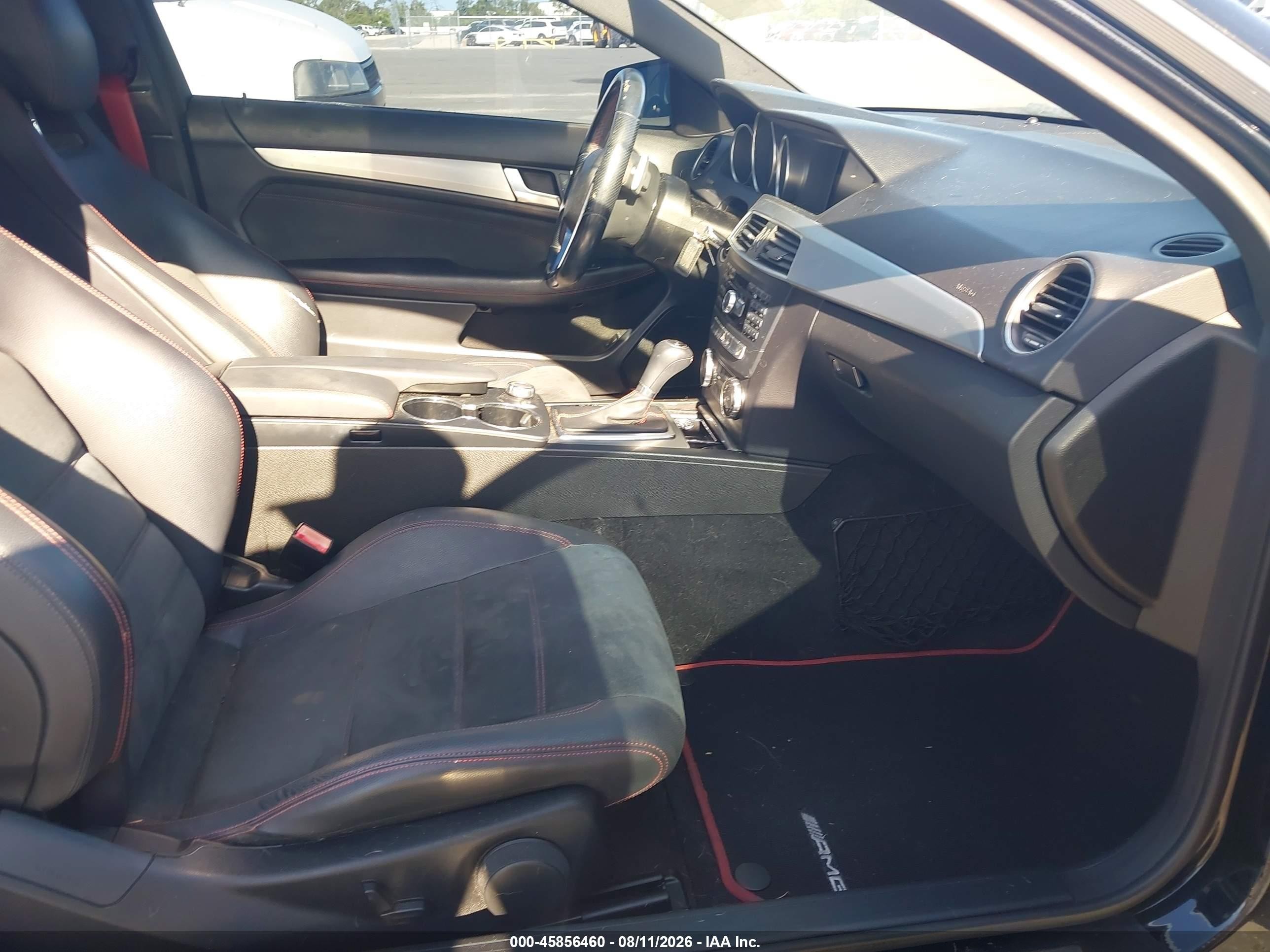 2013 Mercedes-benz C 350 Sport Black vin: WDDGJ5HB6DF942805