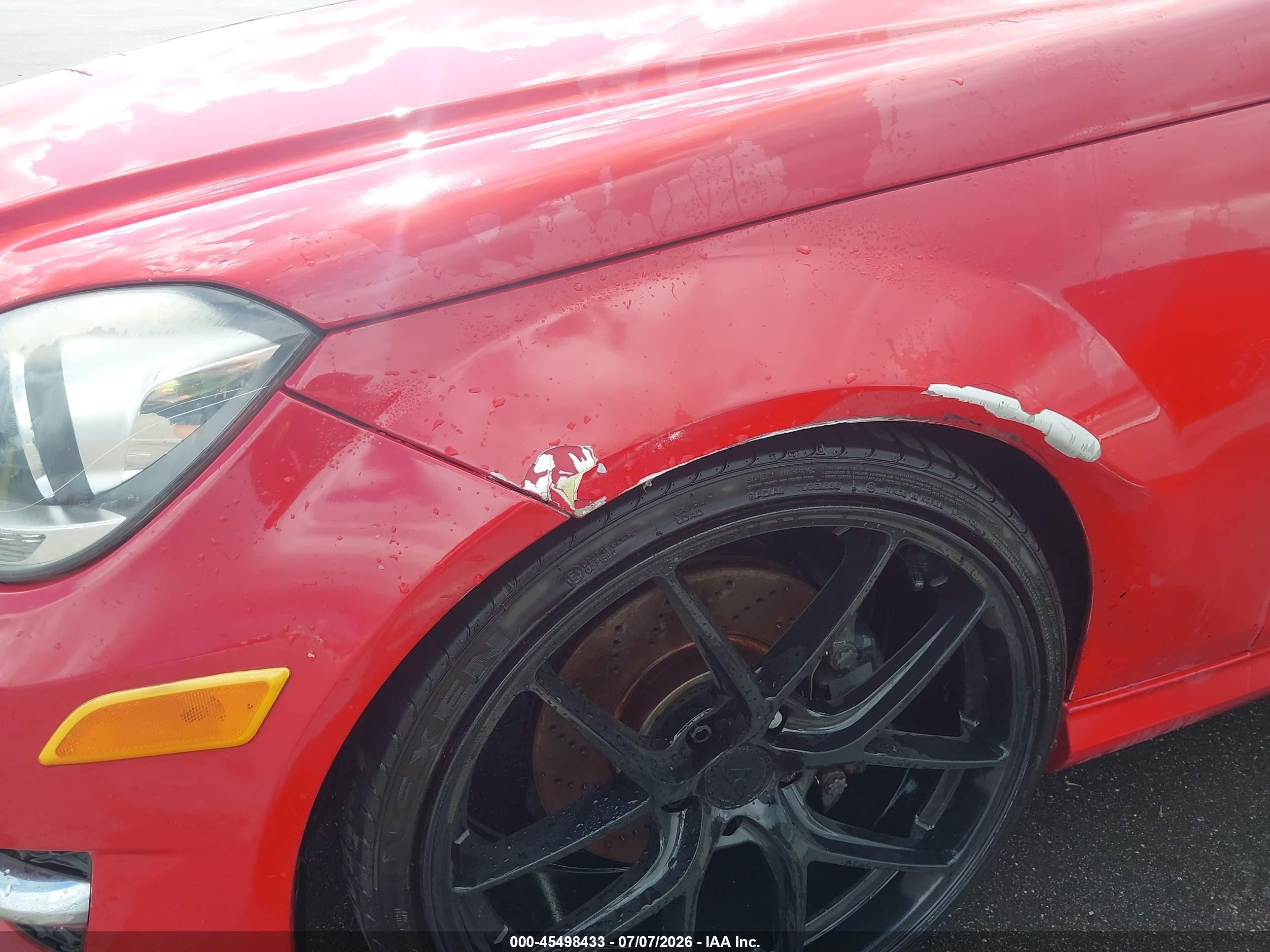 2013 Mercedes-benz C 350 Sport Red vin: WDDGJ5HB6DF946644
