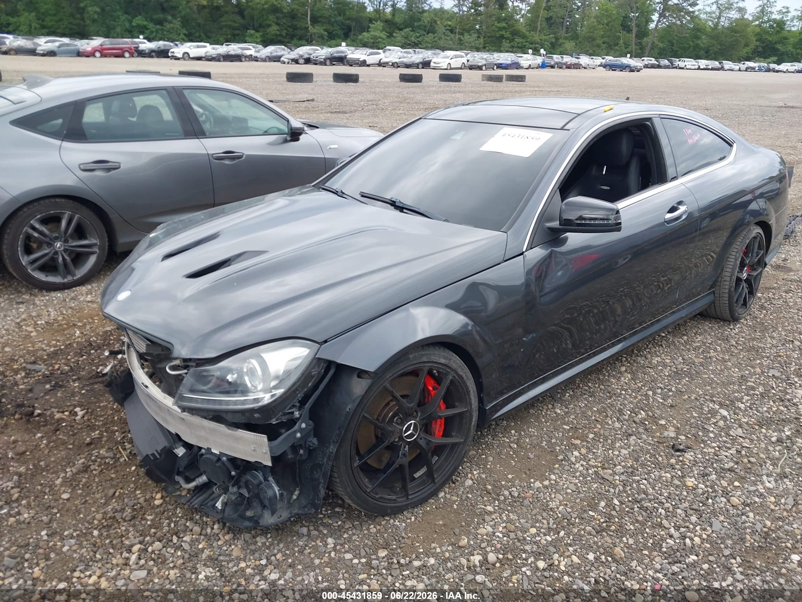 2014 Mercedes-benz C 63 Amg   Gray vin: WDDGJ7HB7EG171276