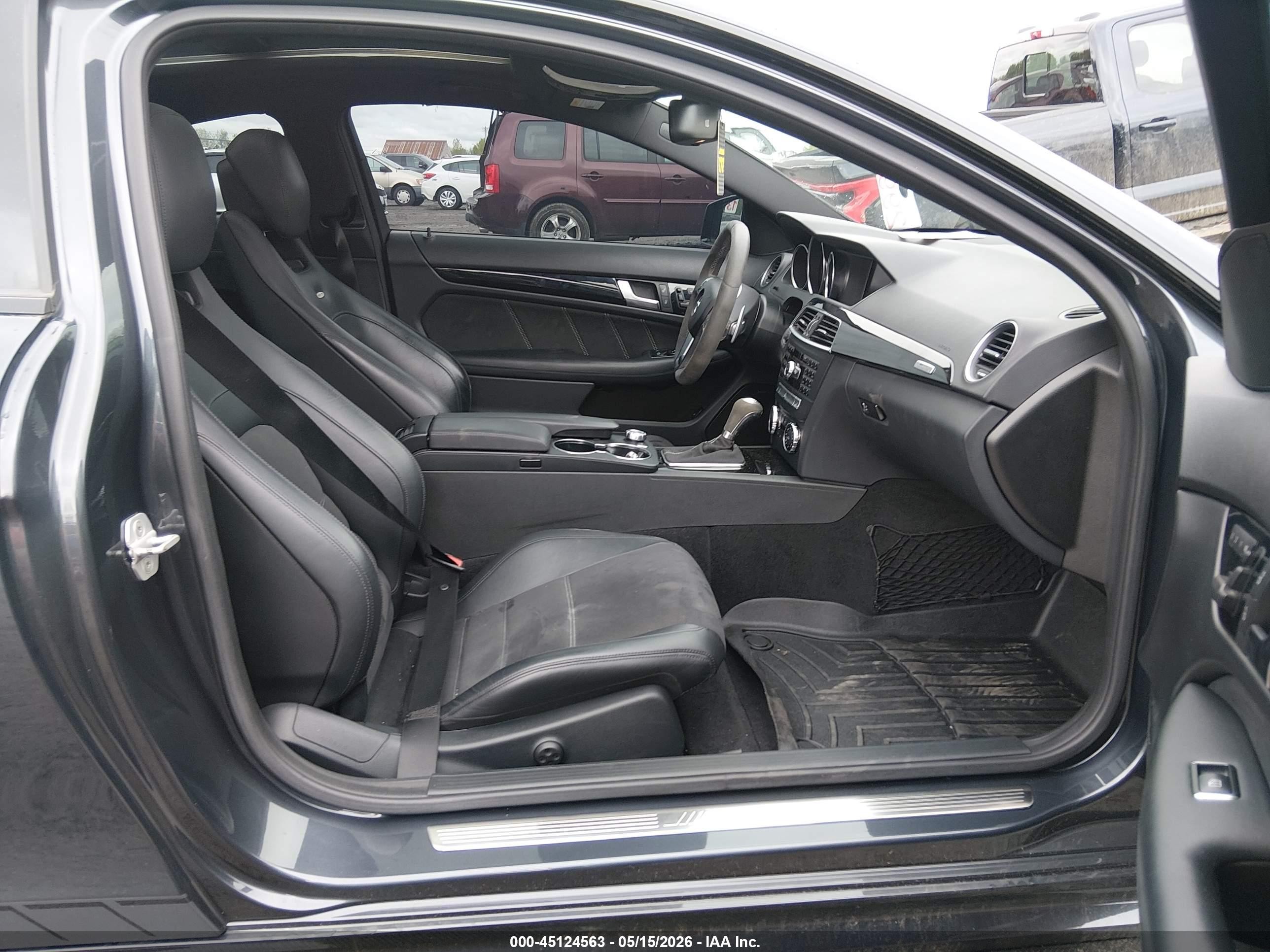 2014 Mercedes-benz C 63 Amg   Gray vin: WDDGJ7HB9EG173448